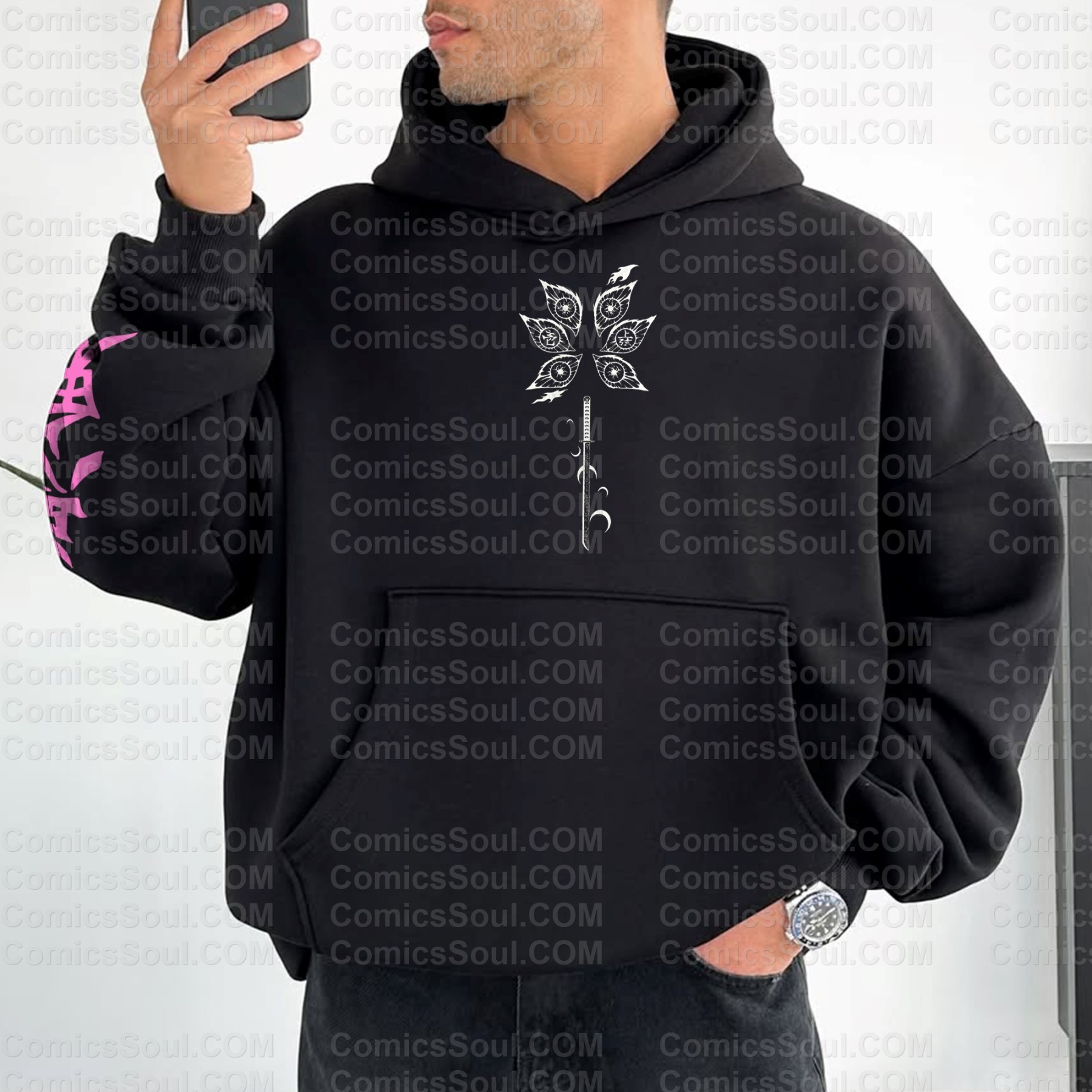 Unisex Anime Graphic Streetwear Vintage Hoodie| KNY