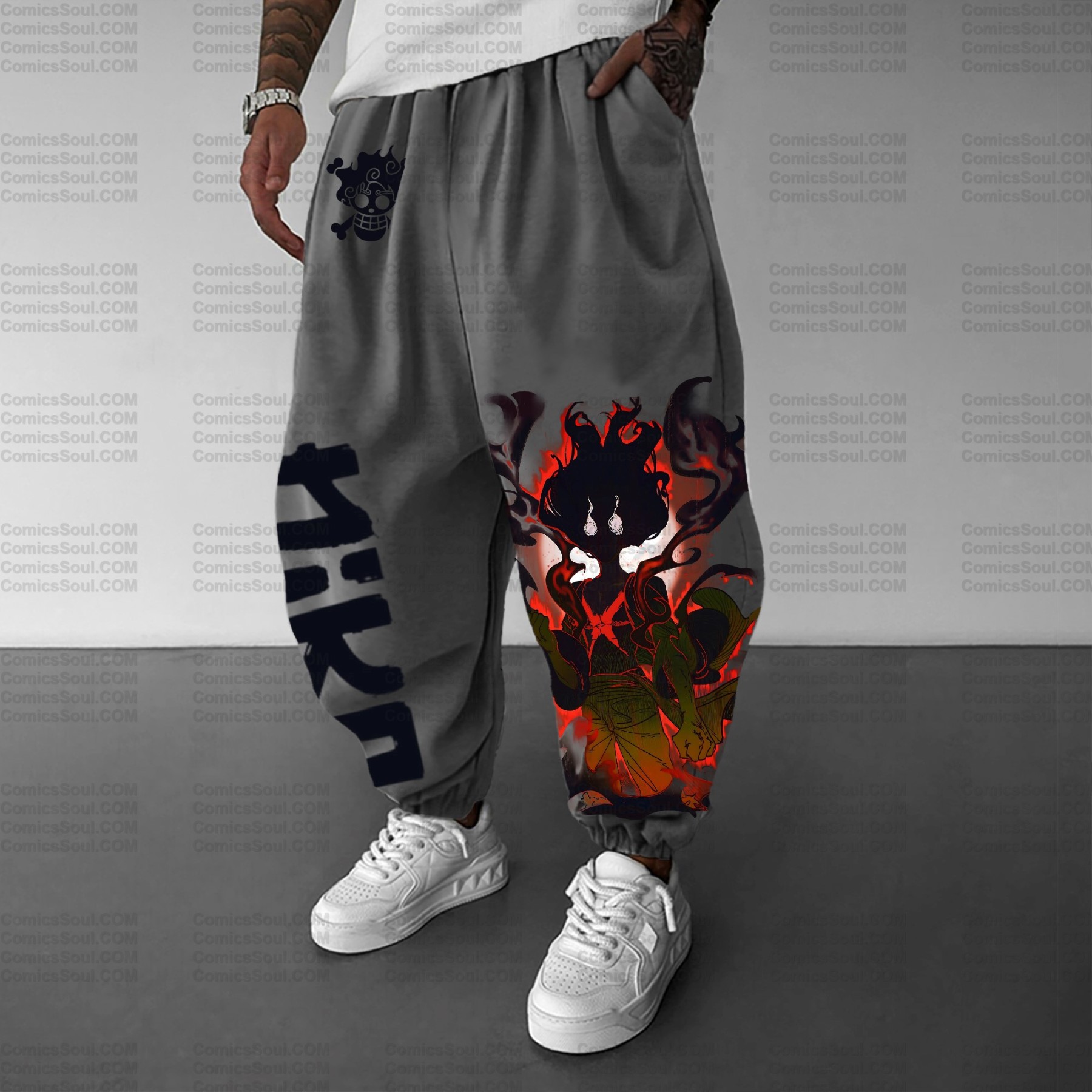 Unisex Anime Inspired Vintage Plush Pants