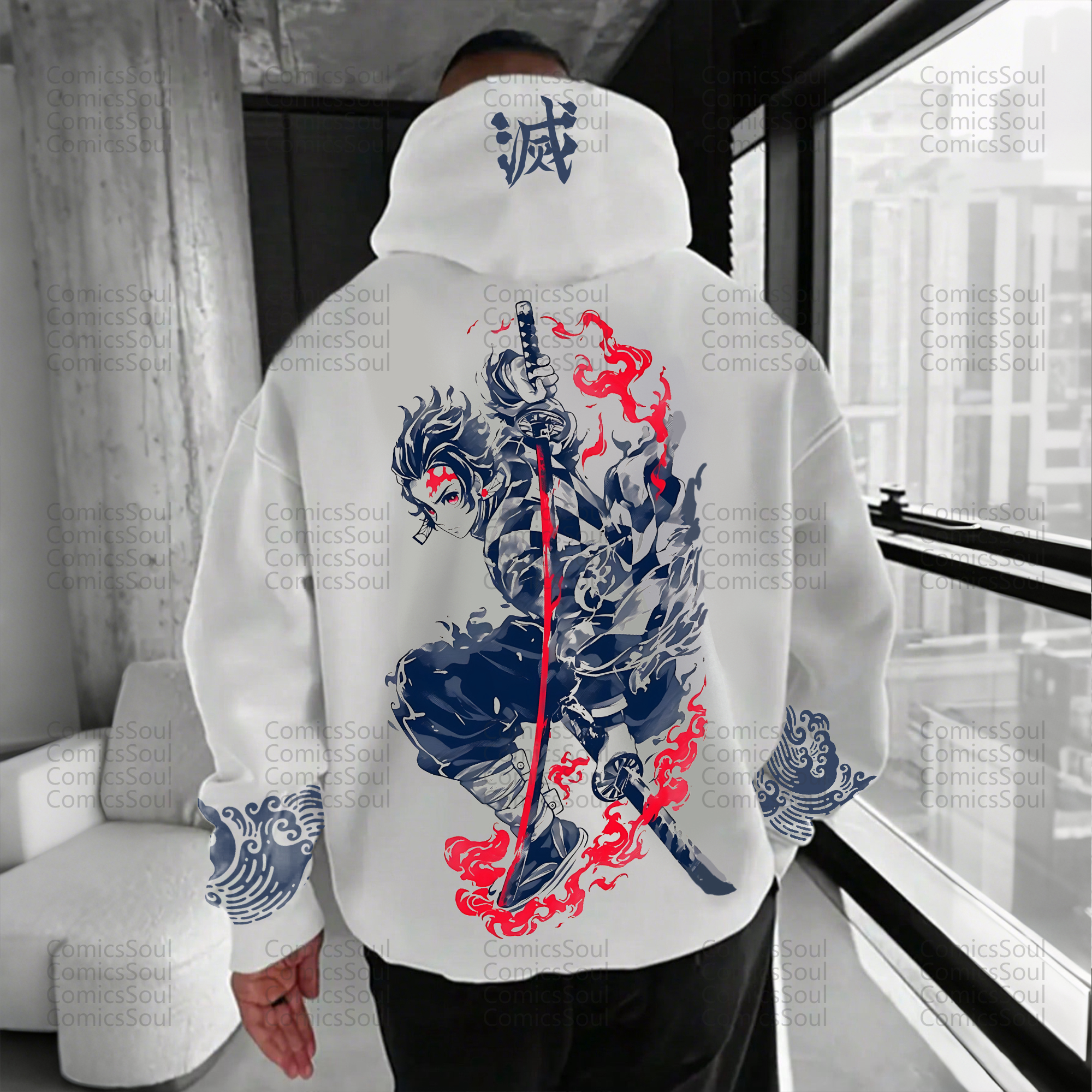 Unisex “ Demon slayer   ” Graphic Streetwear Vintage Hoodie