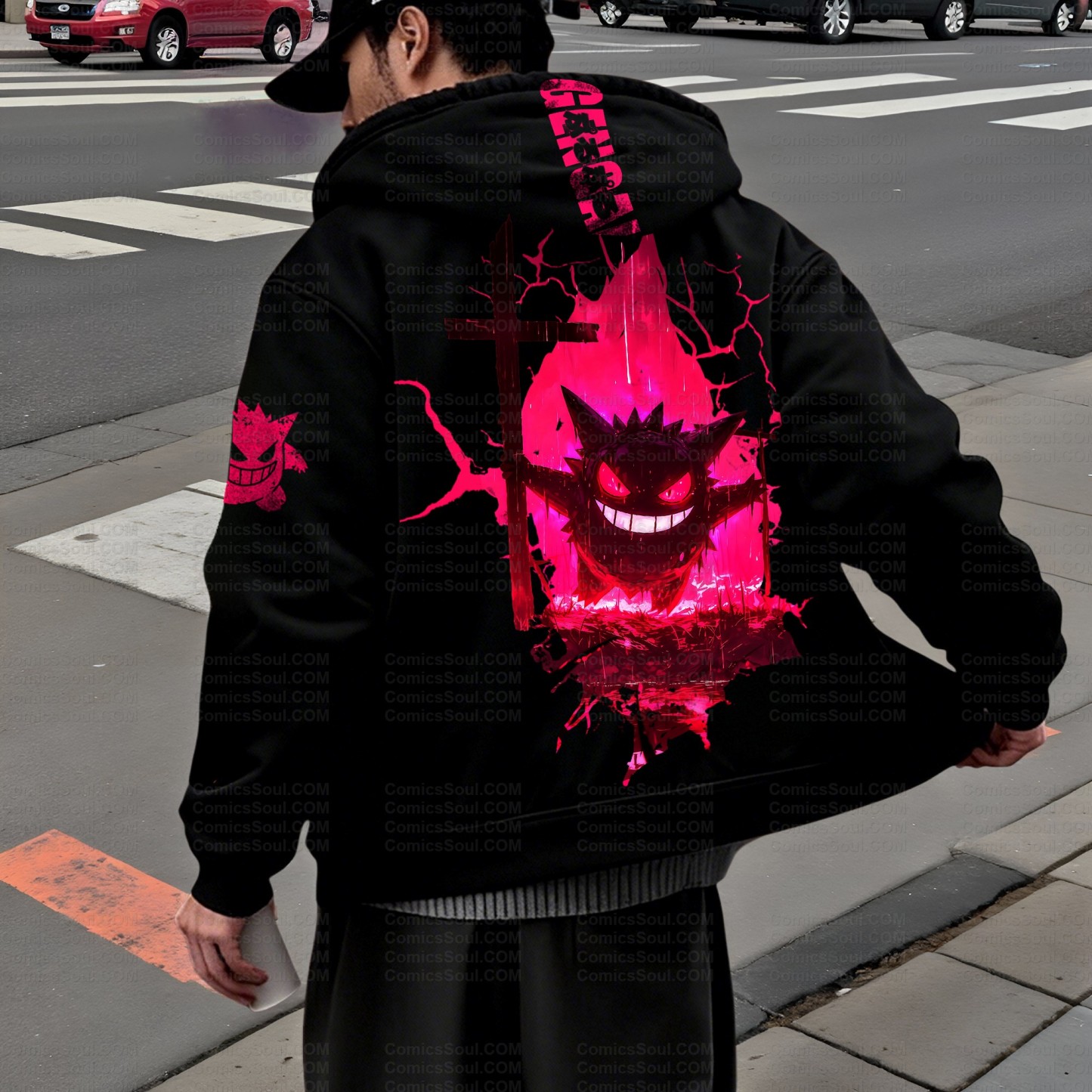 Unisex Graphic Streetwear Vintage Zipper Cardigan Plush Hoodie