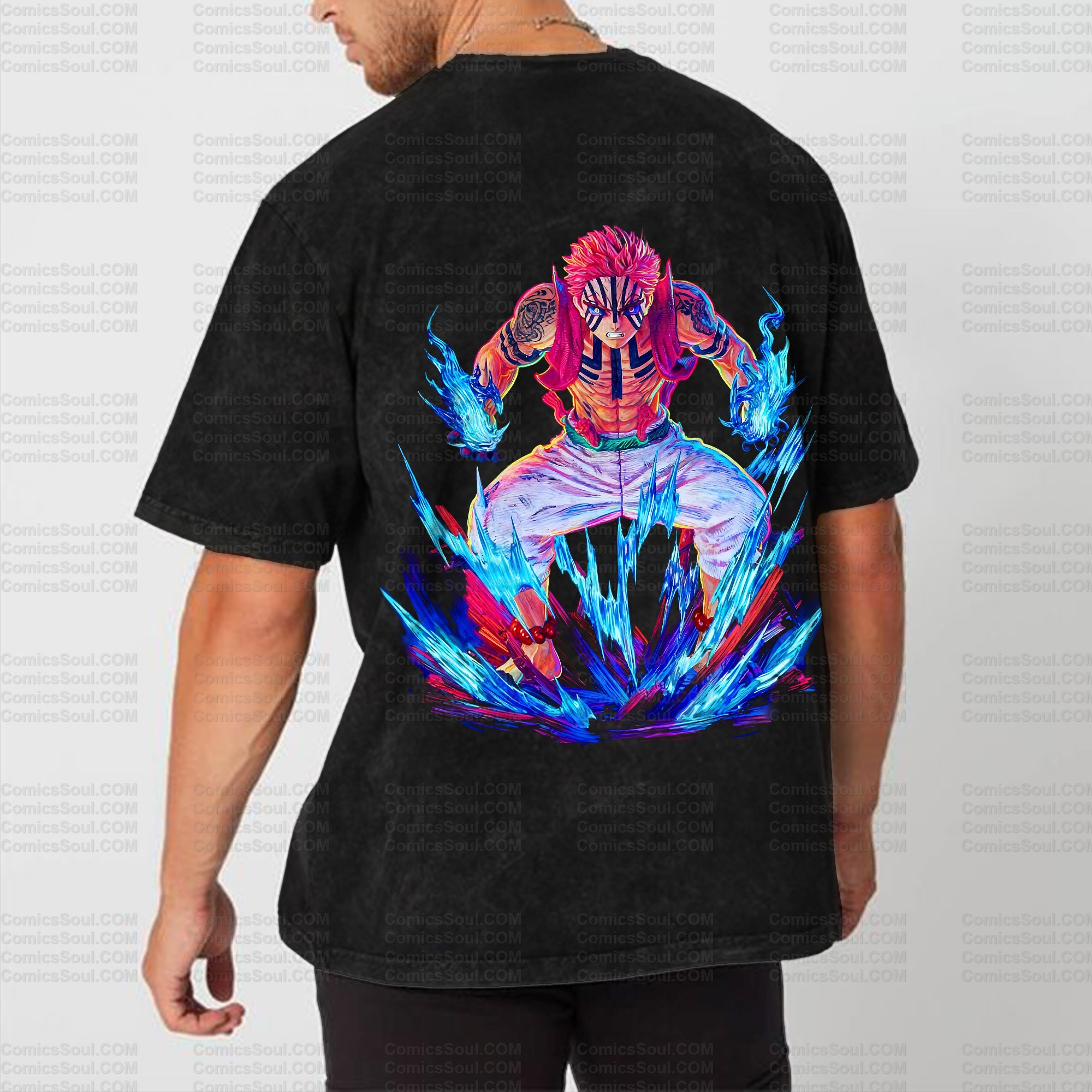 Printed Unisex Washed T-Shirt