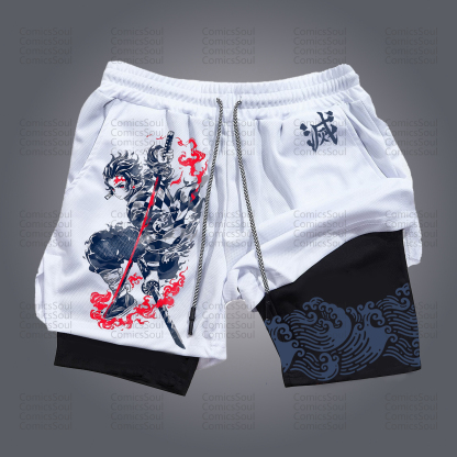 Unisex “ Demon slayer” Casual Streetwear Shorts