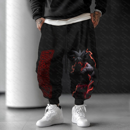 Unisex  Casual  Streetwear Pants