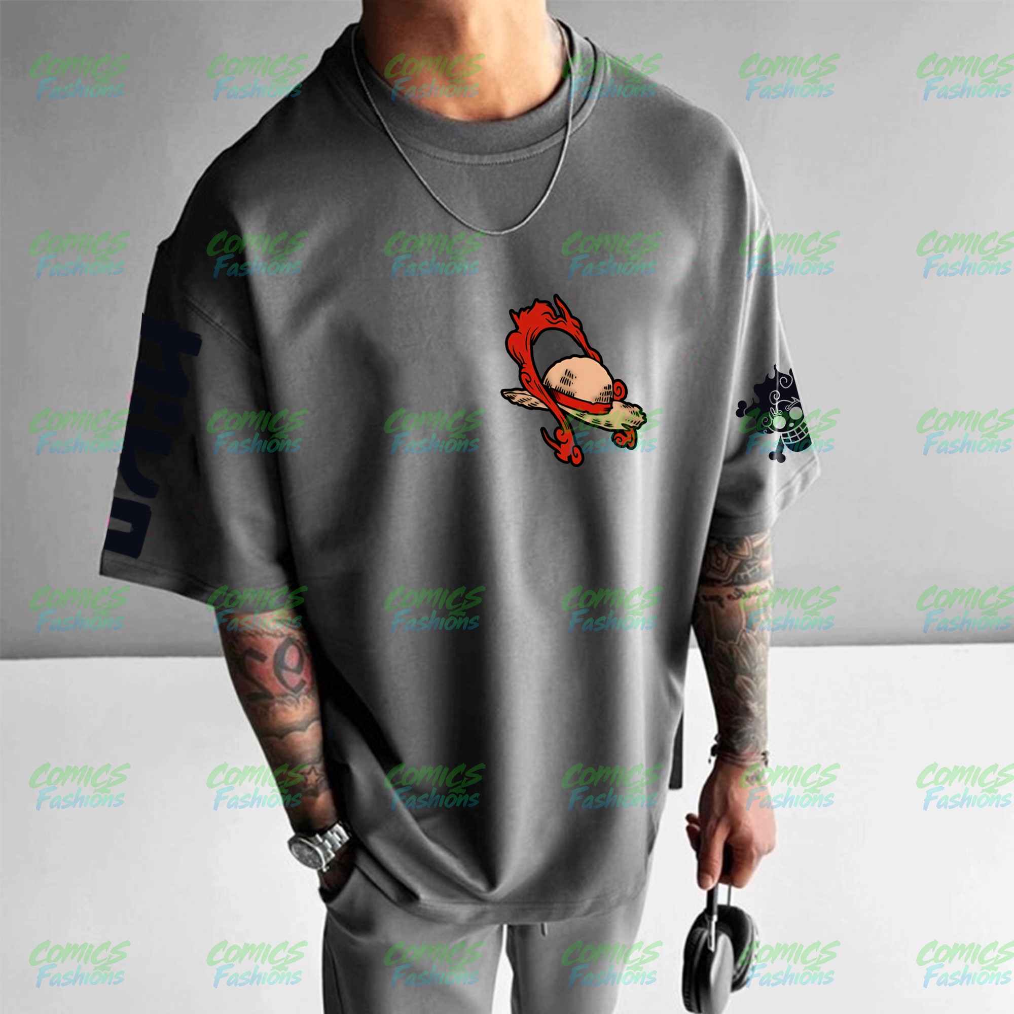 Unisex Anime Inspired Vintage T-Shirt