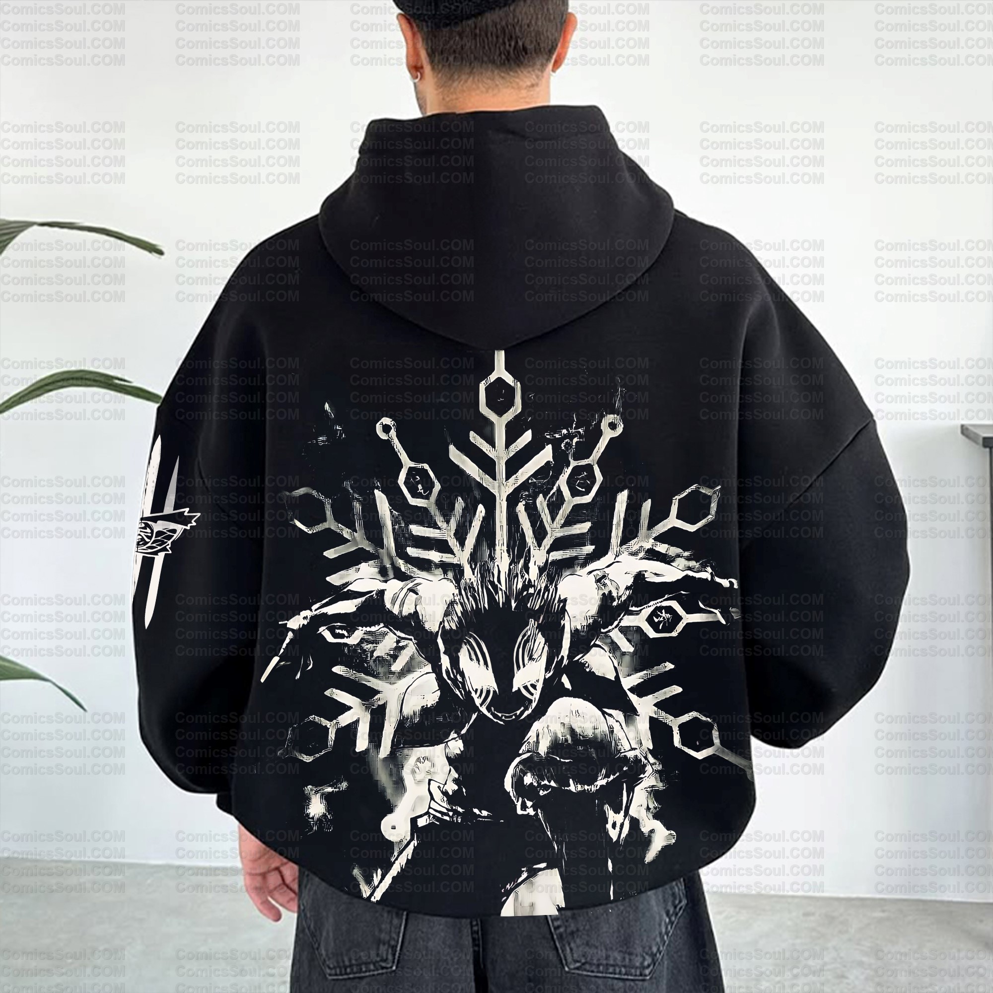 Unisex Graphic Streetwear Vintage Plush Hoodie