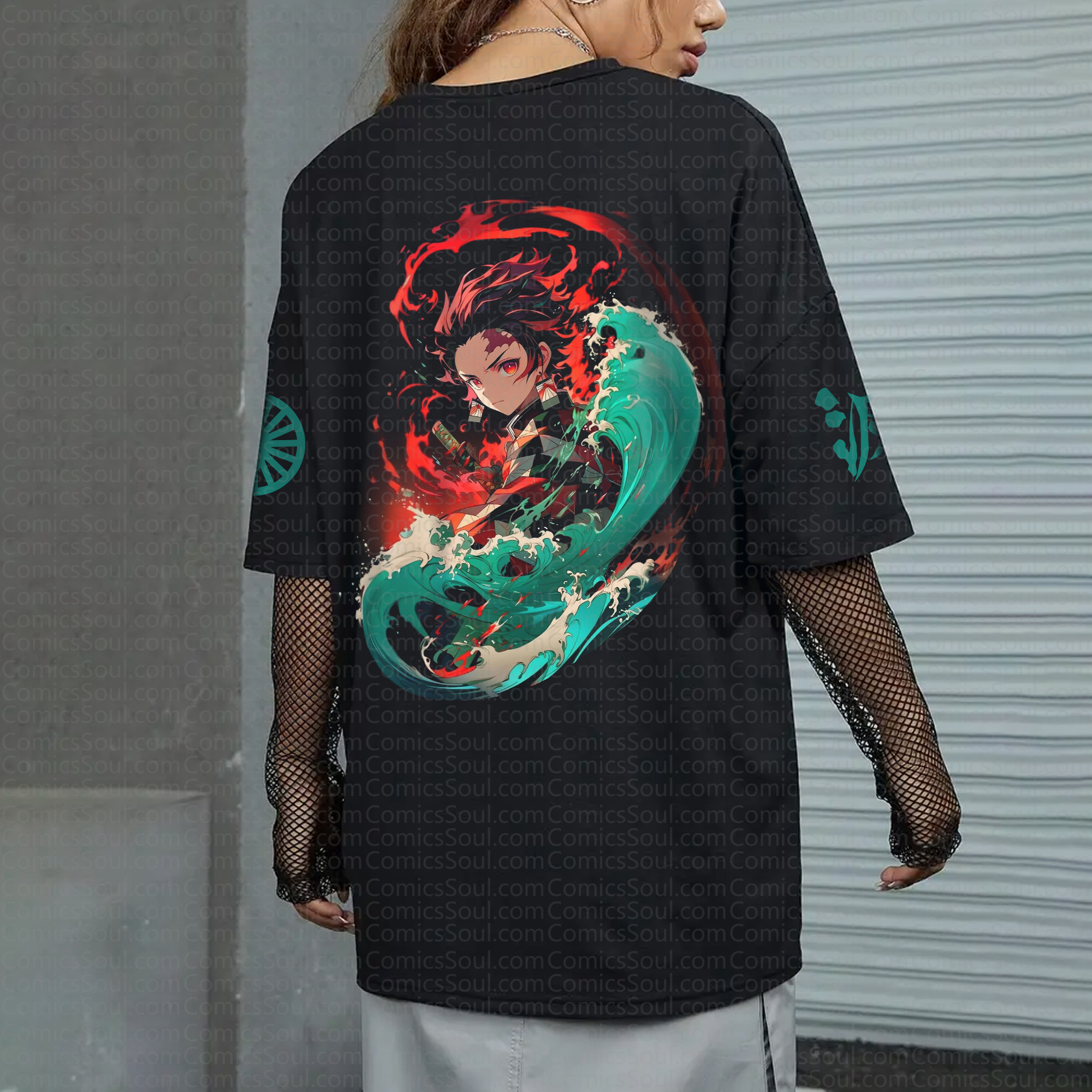 "Demon Slayer" Anime Inspired Vintage T-Shirt