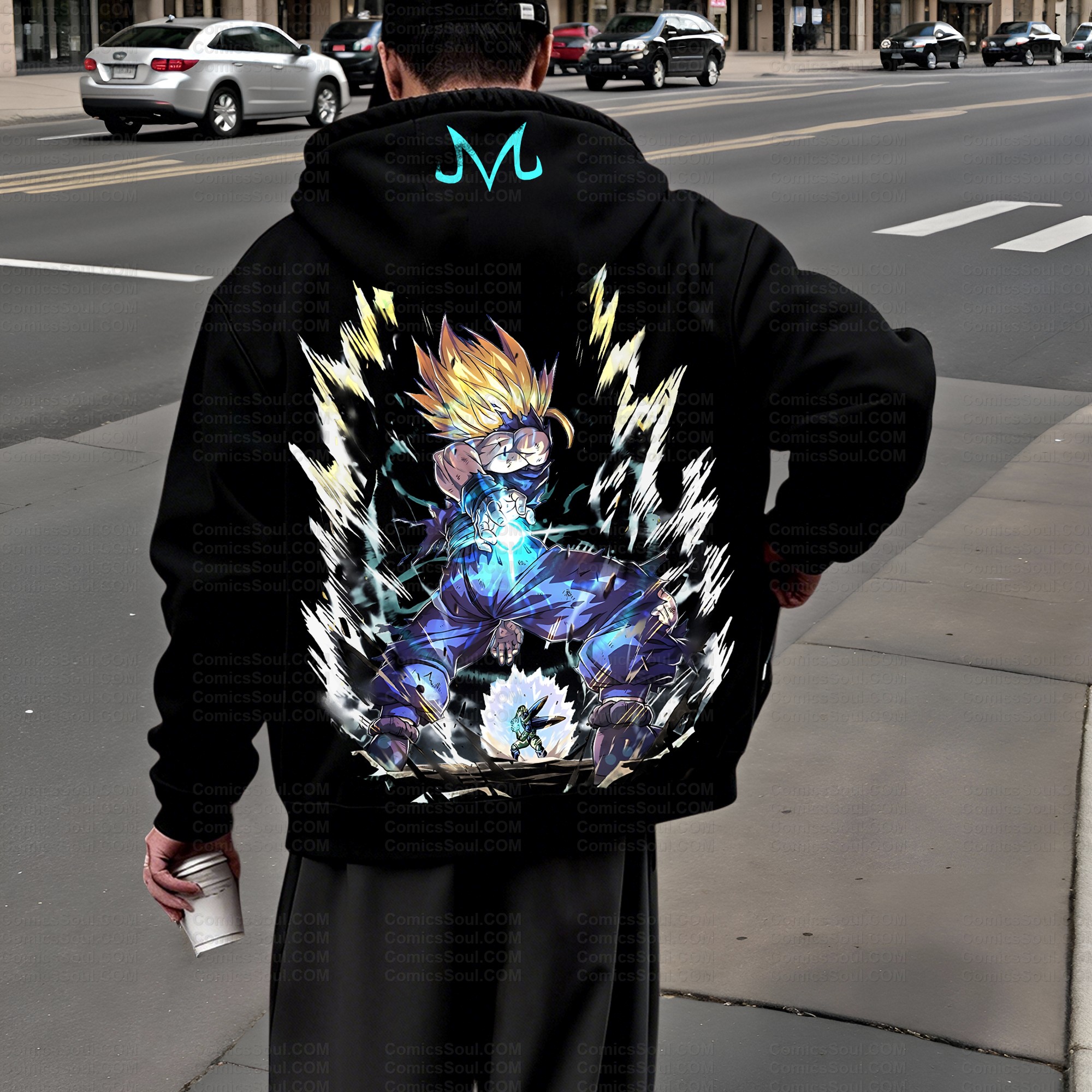 Unisex Graphic Streetwear Vintage Zipper Cardigan Plush Hoodid