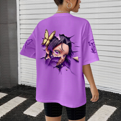 "Demon Slayer" Anime Inspired Vintage T-Shirt
