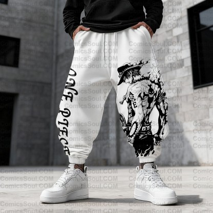 (Plus Velvet)Unisex Casual Anime Streetwear Pants