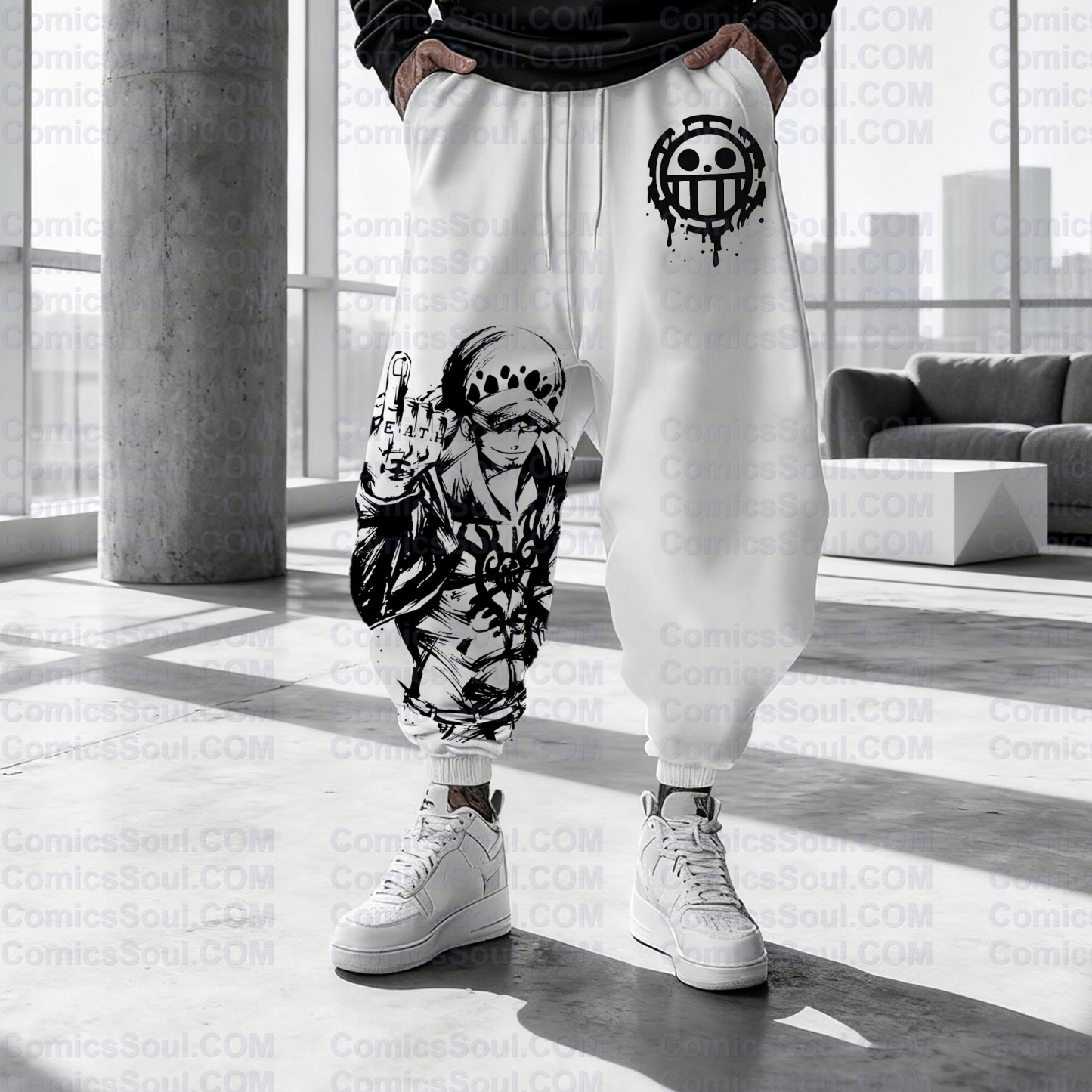 Unisex Casual Anime Streetwear Pants