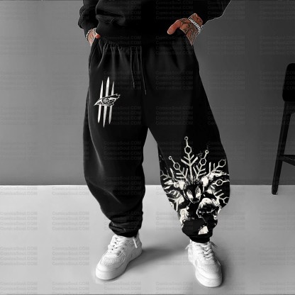 Unisex Anime Inspired Vintage Plush Pants