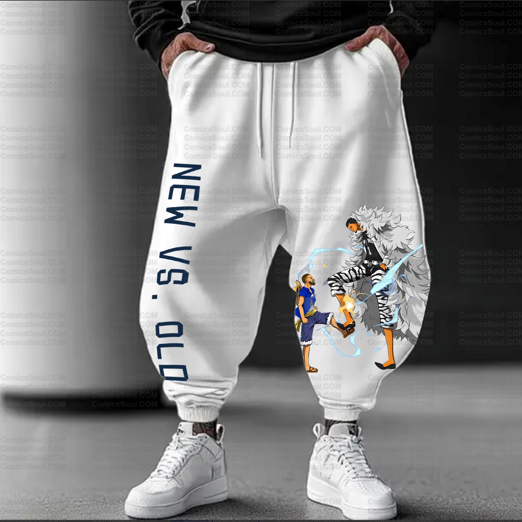 Unisex Anime Inspired Vintage Plush Pants