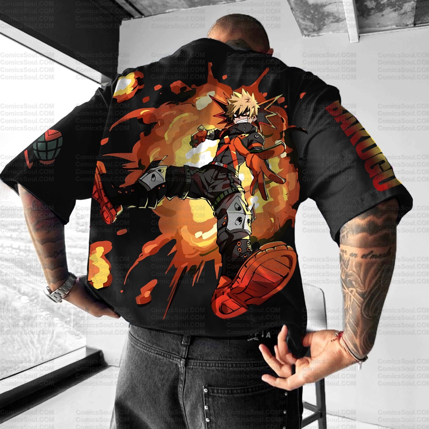 Unisex Anime Inspired Vintage T-Shirt