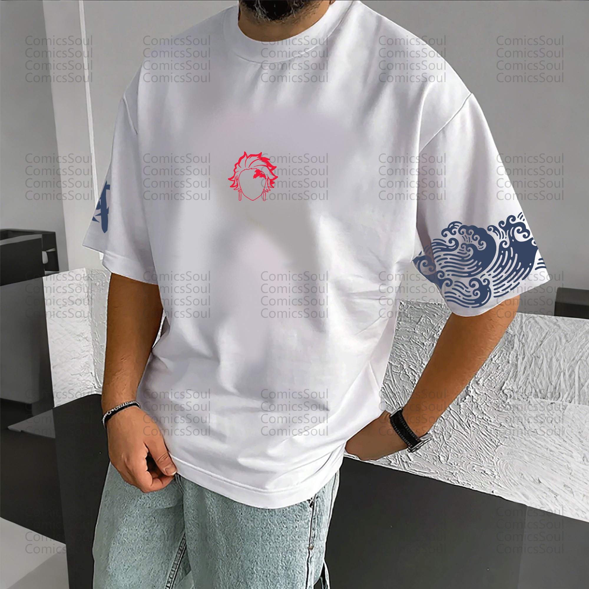 Unisex  " Demon slayer " Anime Inspired Vintage T-Shirt