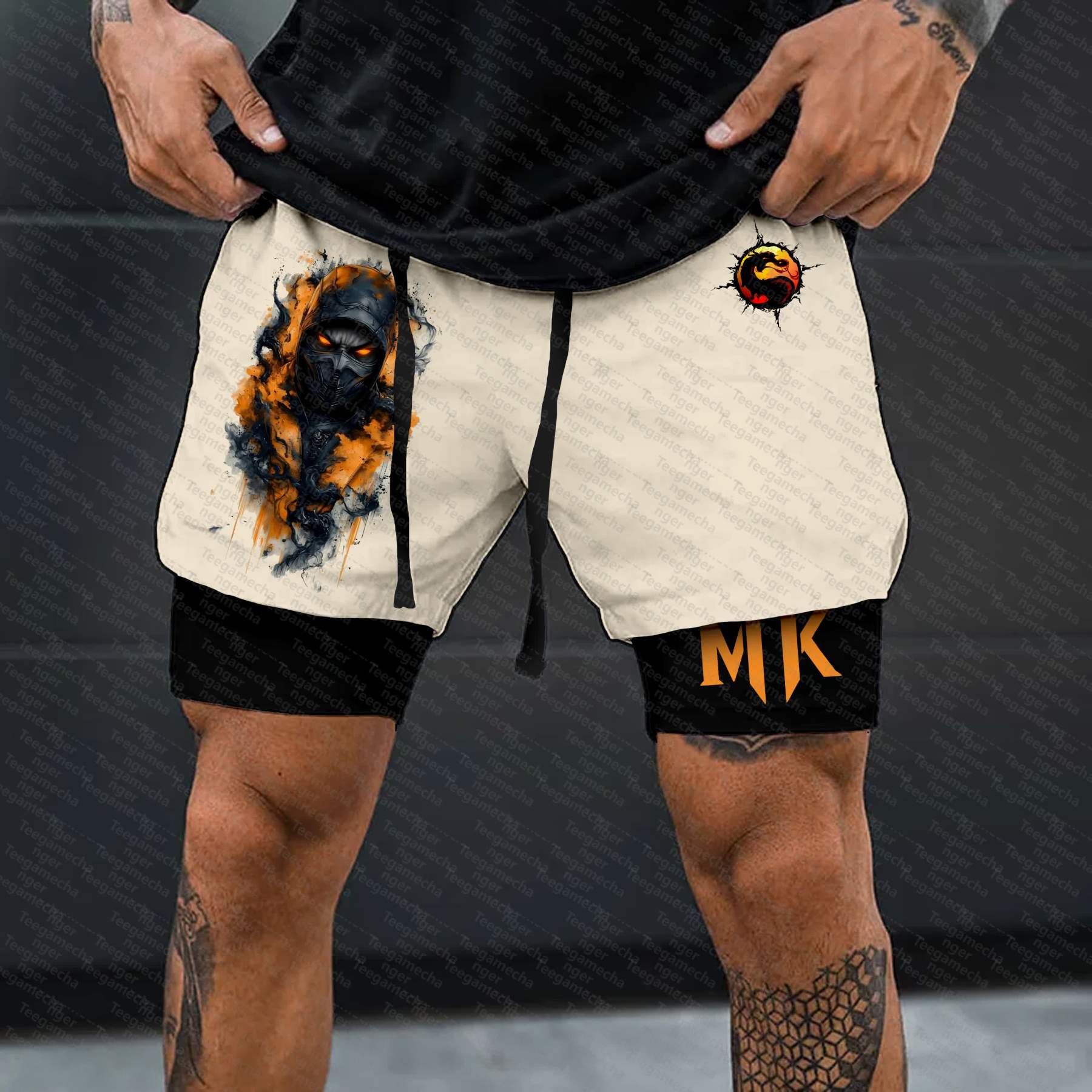 Unisex  “Mortal Kombat” Casual  Streetwear Shorts