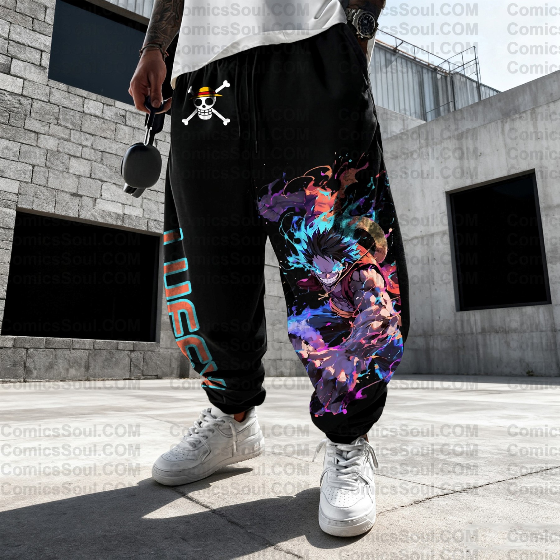 Unisex Casual Anime Streetwear Pants