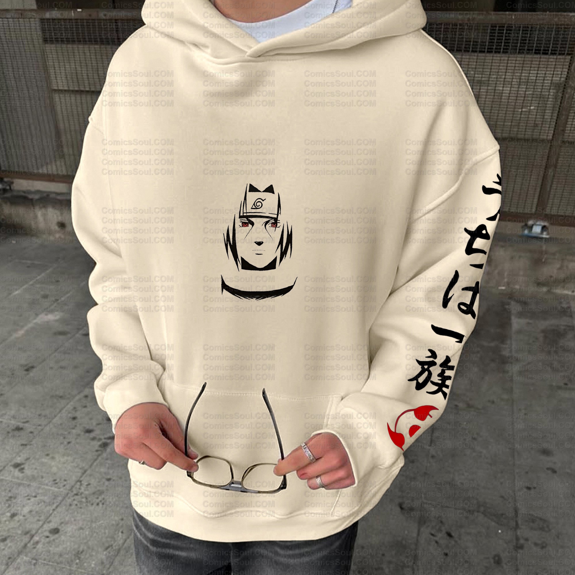 Unisex Graphic Streetwear Vintage Plush Hoodie