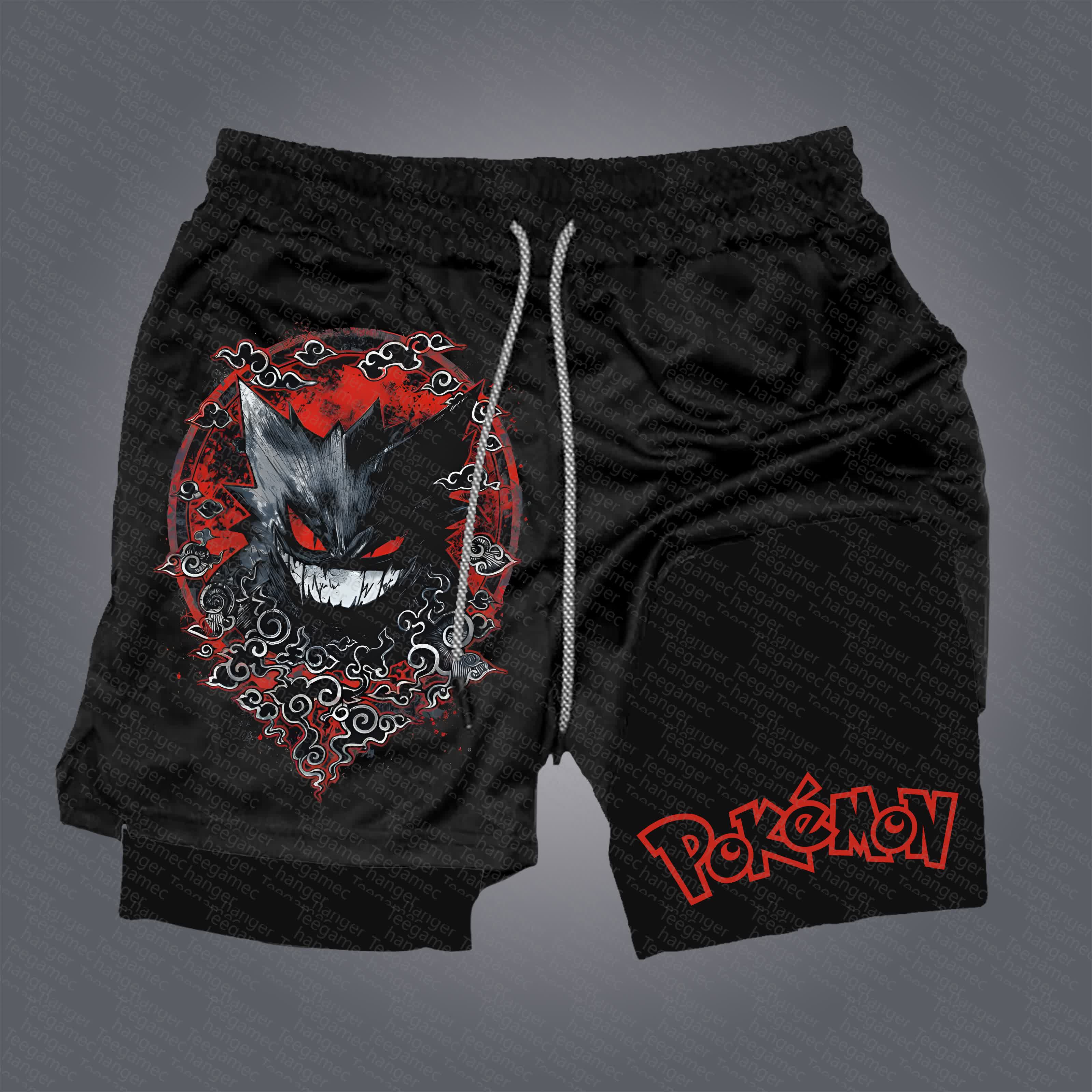 Unisex  “Pokémon” Casual Anime Streetwear Shorts