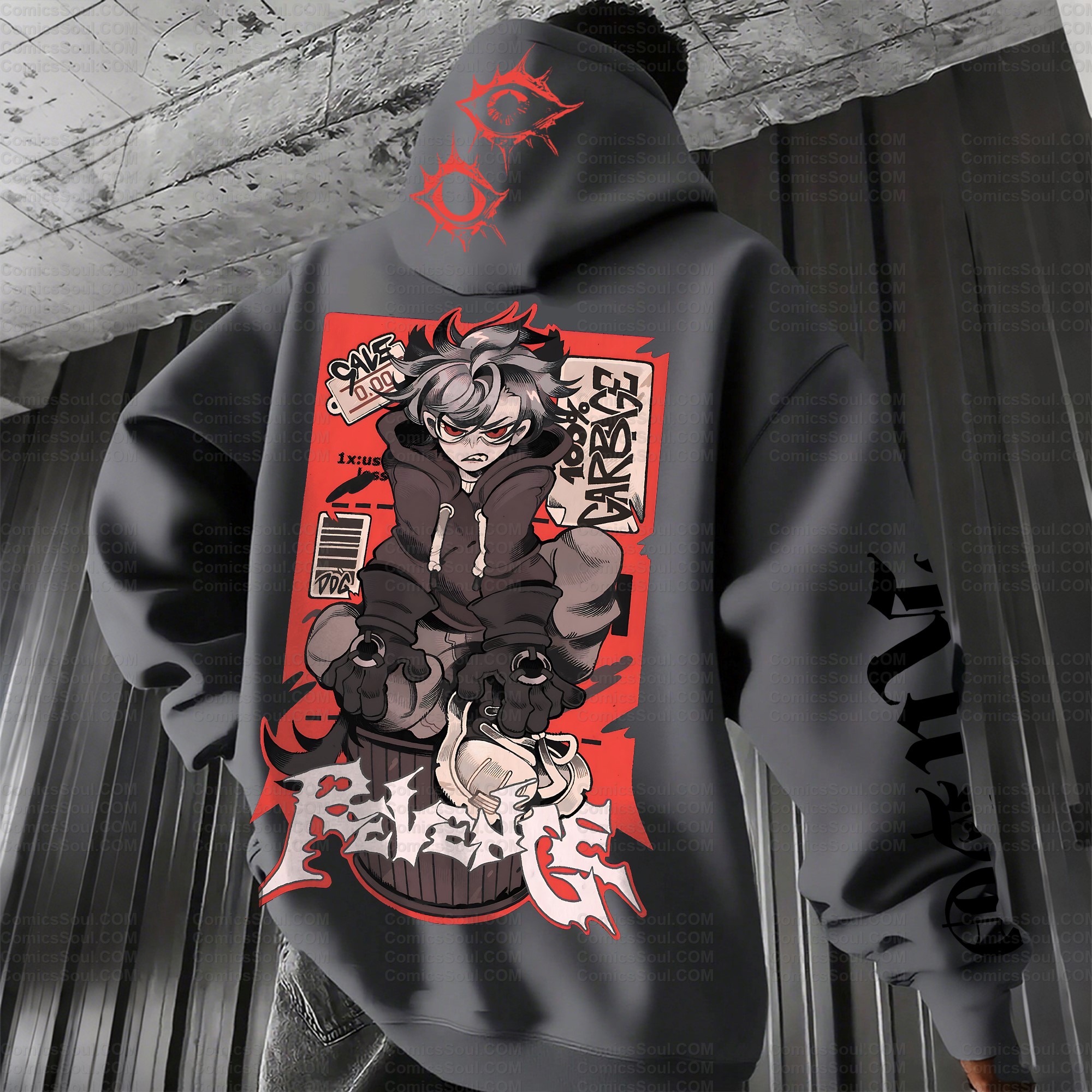 Unisex Graphic Streetwear Vintage Plush Hoodie