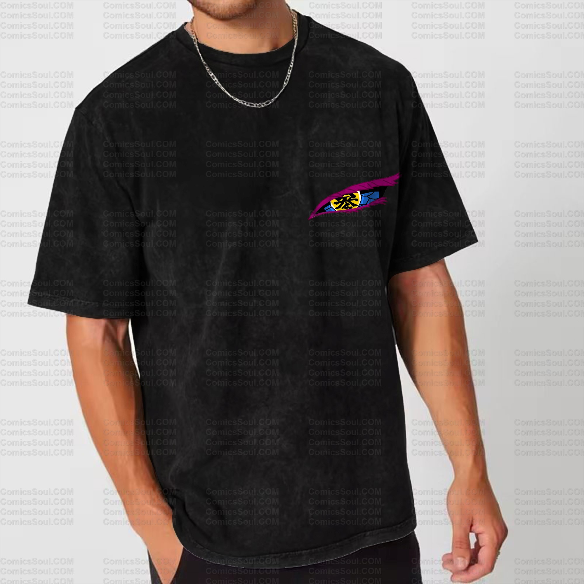 Printed Unisex Washed T-Shirt