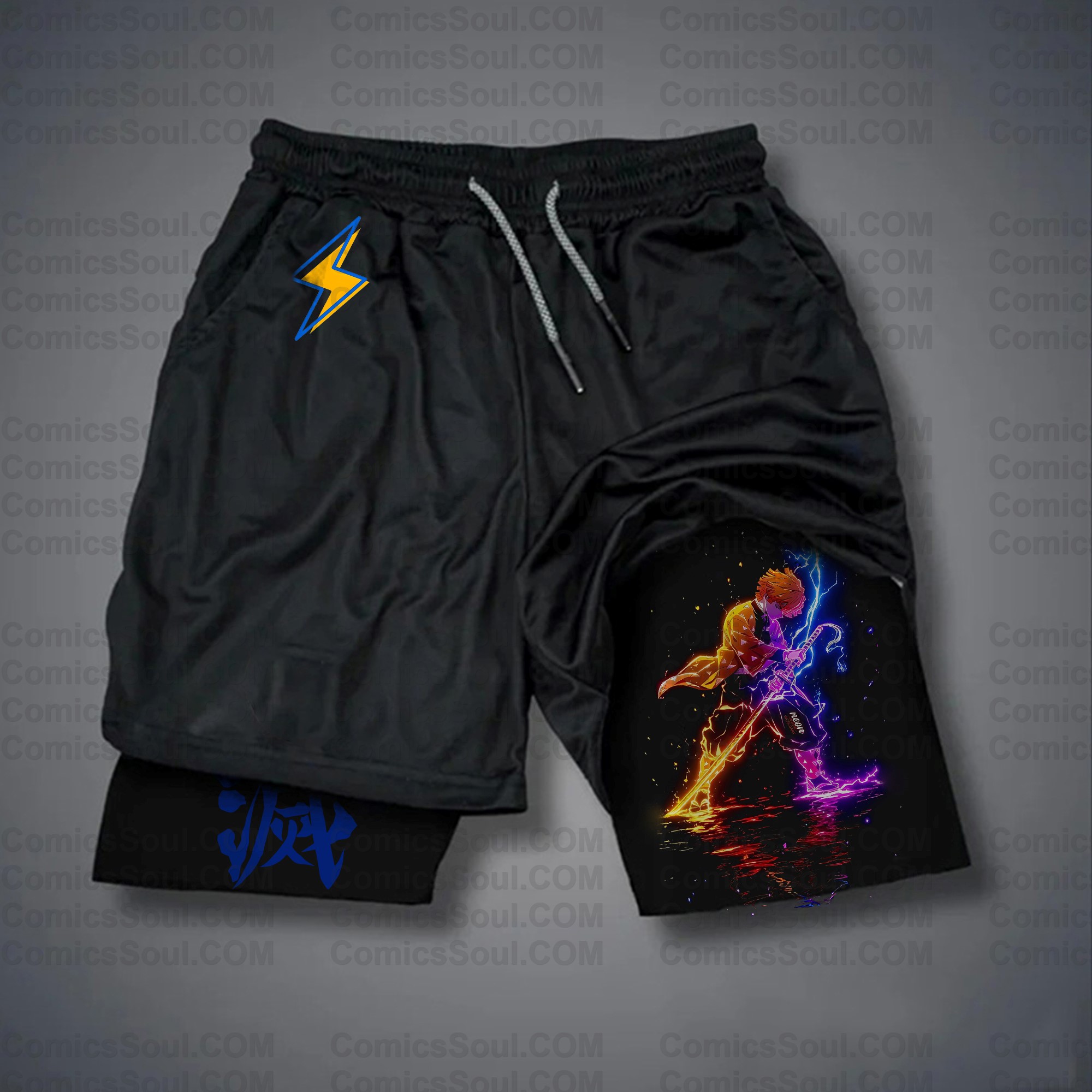 Unisex “ Demon slayer” Casual Streetwear Shorts