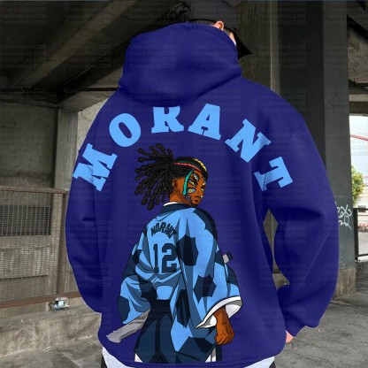 Unisex Anime Inspired Vintage Plush Hoodie