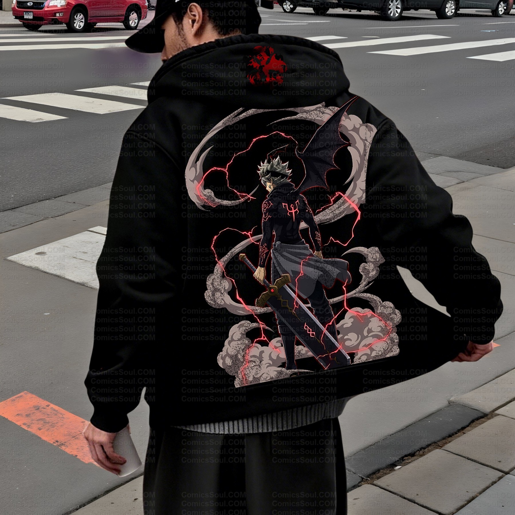 Unisex Graphic Streetwear Vintage Zipper Cardigan Plush Hoodid