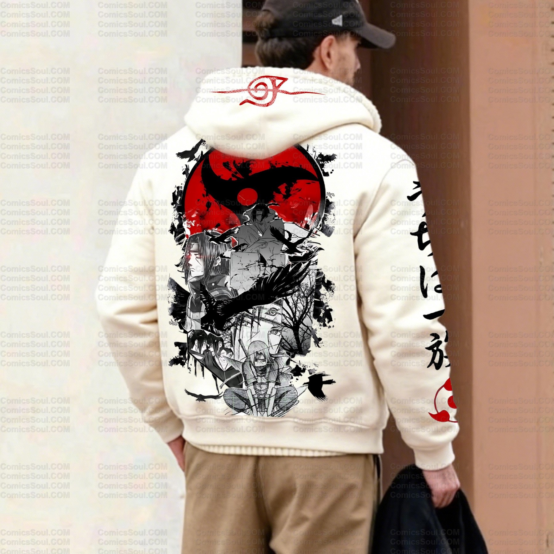 Unisex Graphic Streetwear Vintage Zipper Cardigan Plush Hoodid