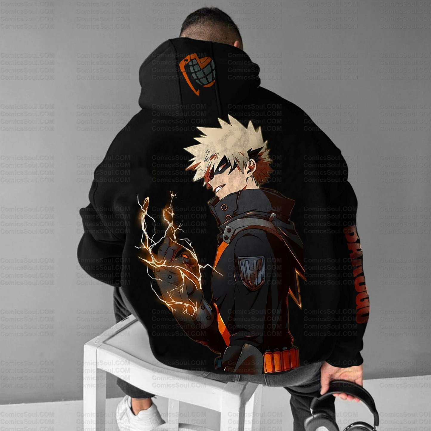 Unisex Anime Graphic Streetwear Vintage Plush Hoodie