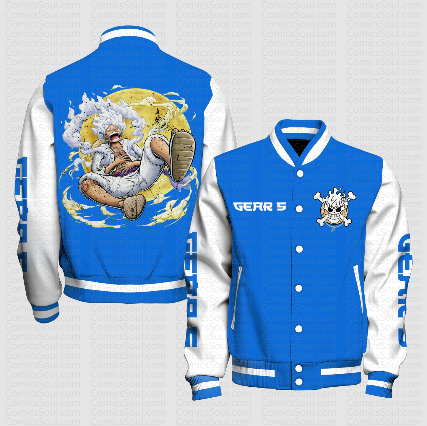 Unisex Vintage Anime Graphic Jacket