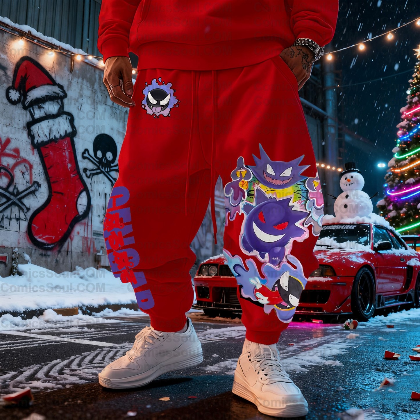 Unisex Casual Anime Streetwear Pants