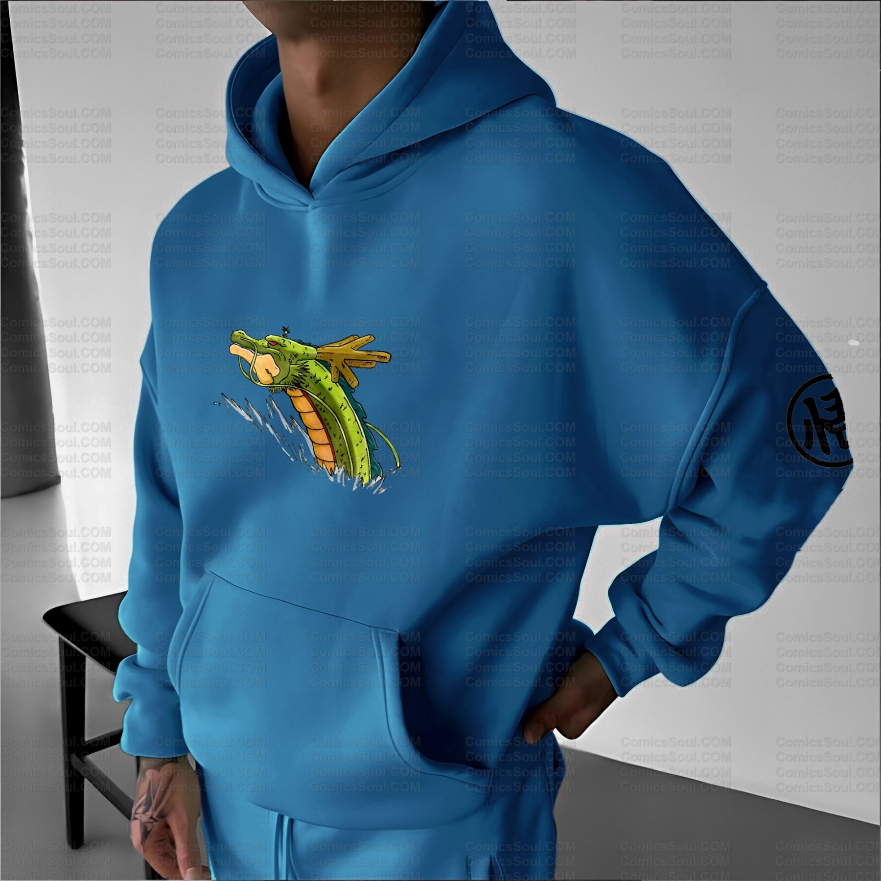 Unisex Anime Inspired Vintage Plush Hoodie