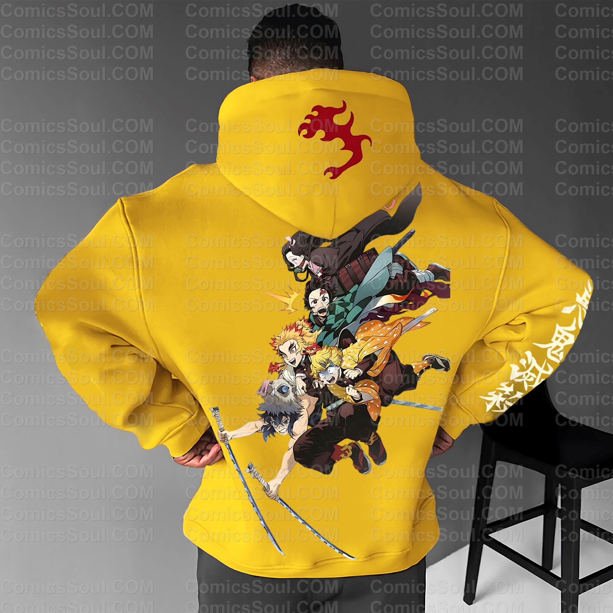 Unisex Anime Graphic Streetwear Vintage Hoodie| KNY
