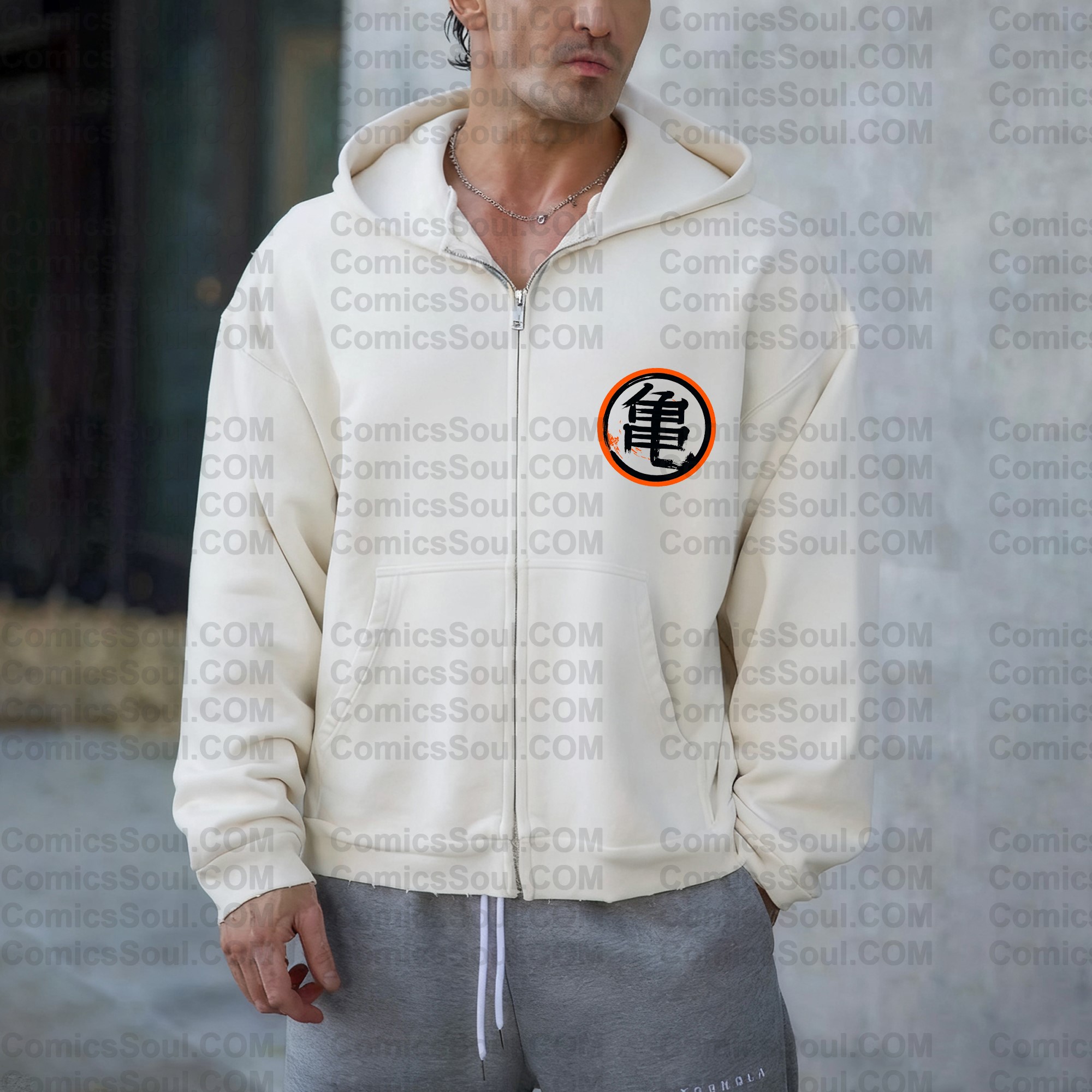 Unisex Graphic Streetwear Vintage Zipper Cardigan Plush Hoodie