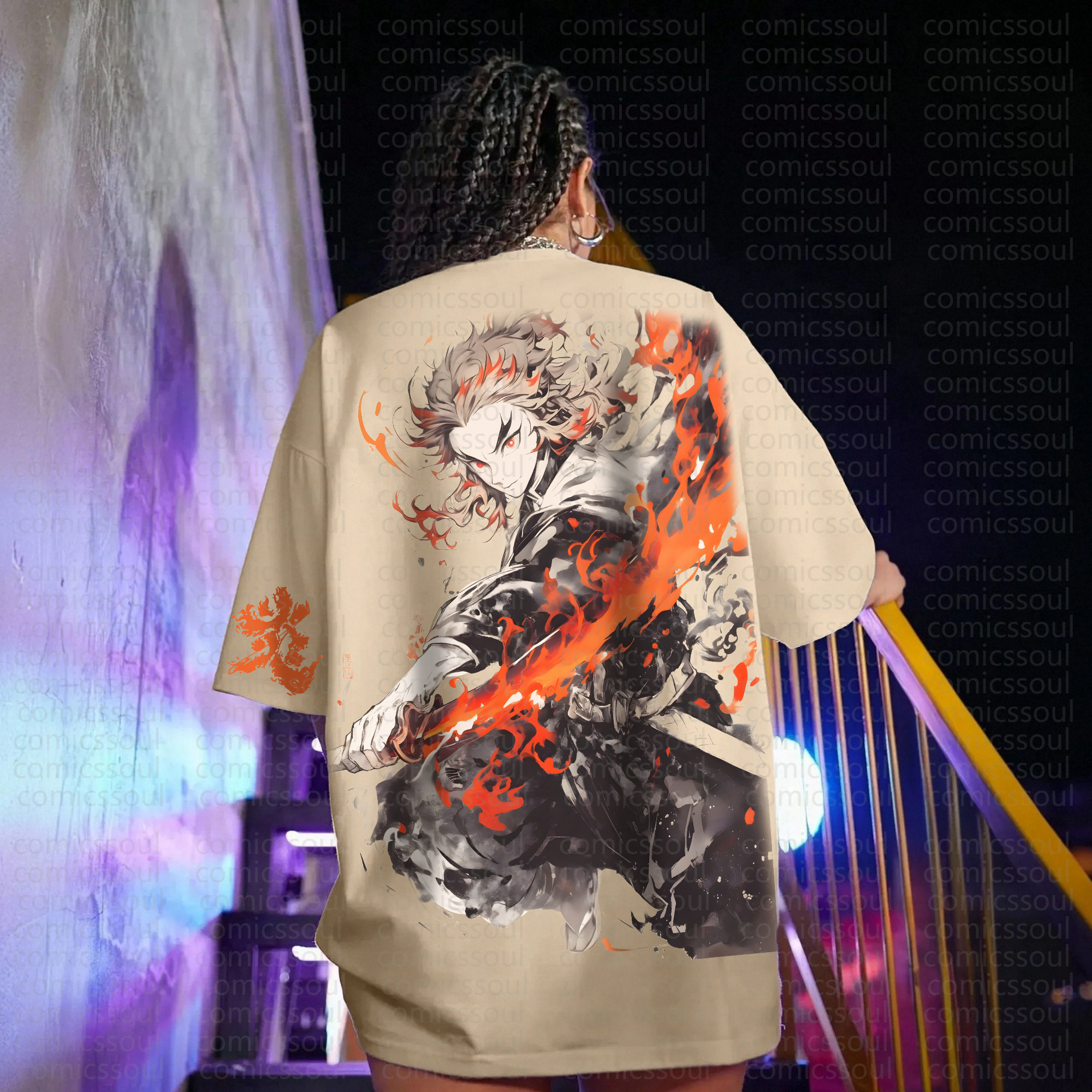 "Demon Slayer" Anime Inspired Vintage T-Shirt