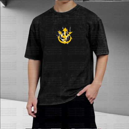 Unisex Anime Inspired Vintage Washed T-Shirt.DT