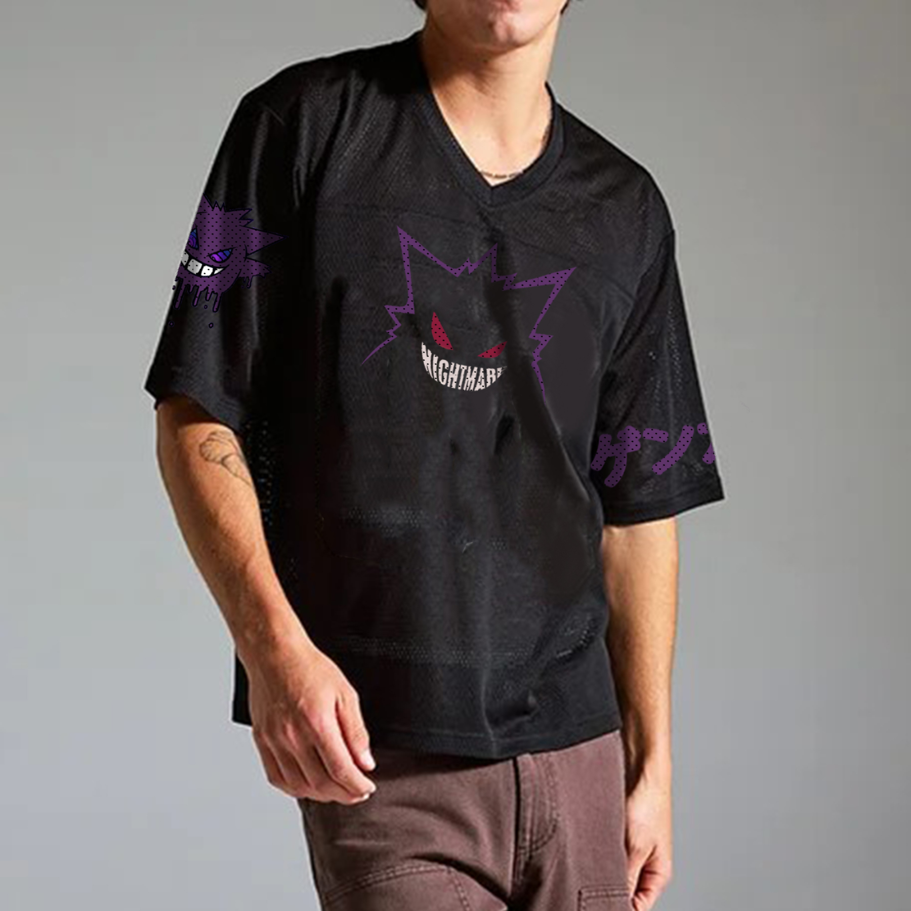 Unisex  “Pokémon” Anime Style Retro I Mesh T-Shirt