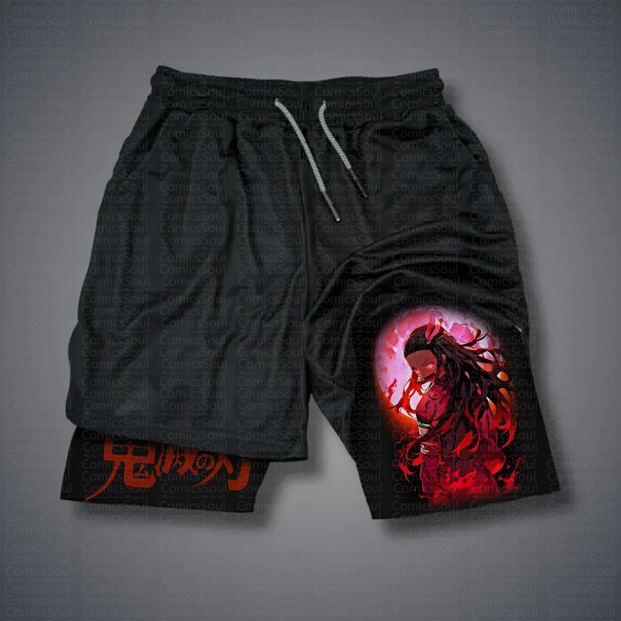 Unisex Casual Anime Streetwear Shorts 丨Demon Slayer