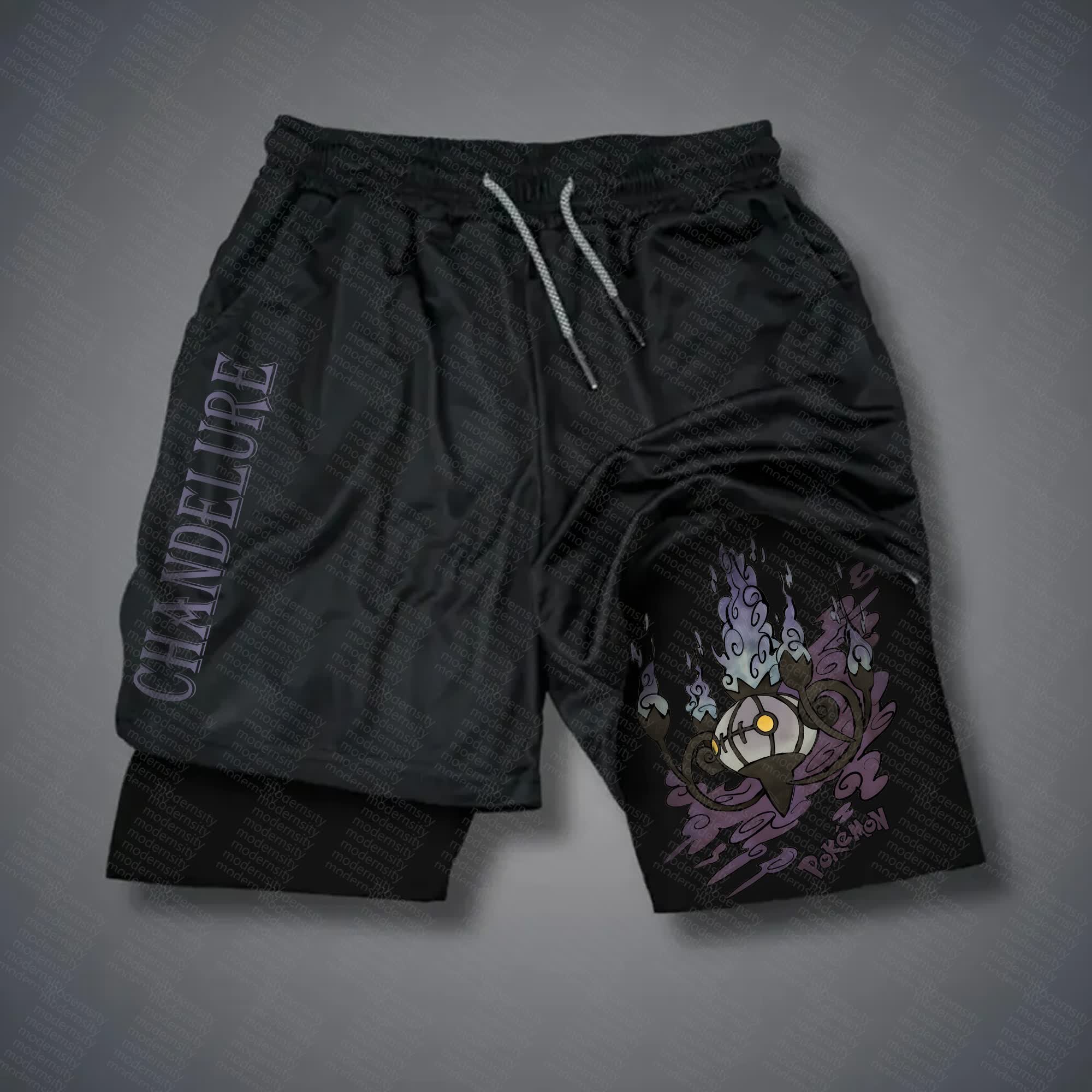 Unisex  “Pokémon” Casual Anime Streetwear Shorts