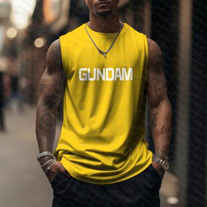 Unisex  “Gundam Series” Casual Anime  Tank Top