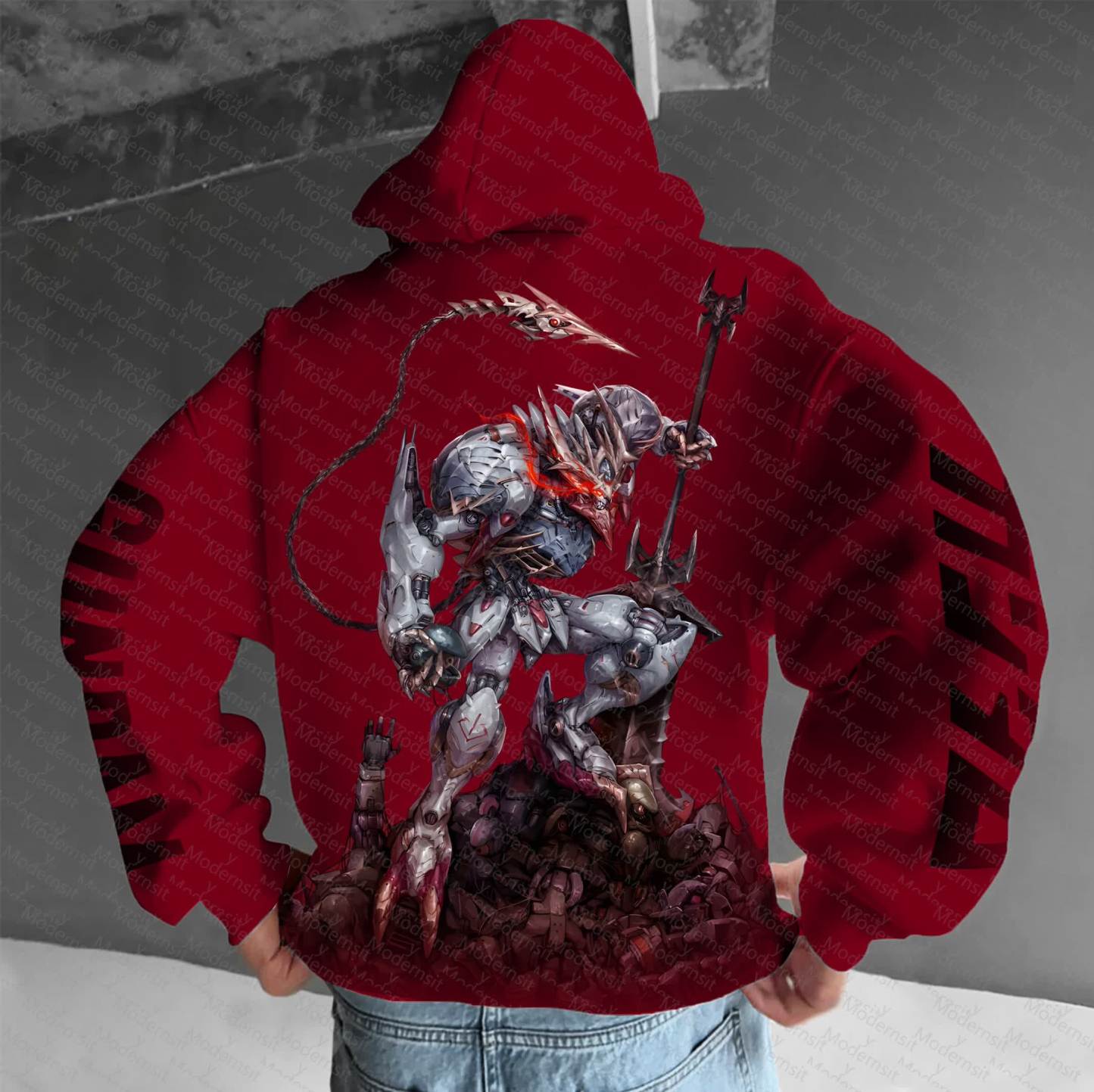 Unisex “Gundam Series” Anime Graphic Streetwear Vintage Hoodie