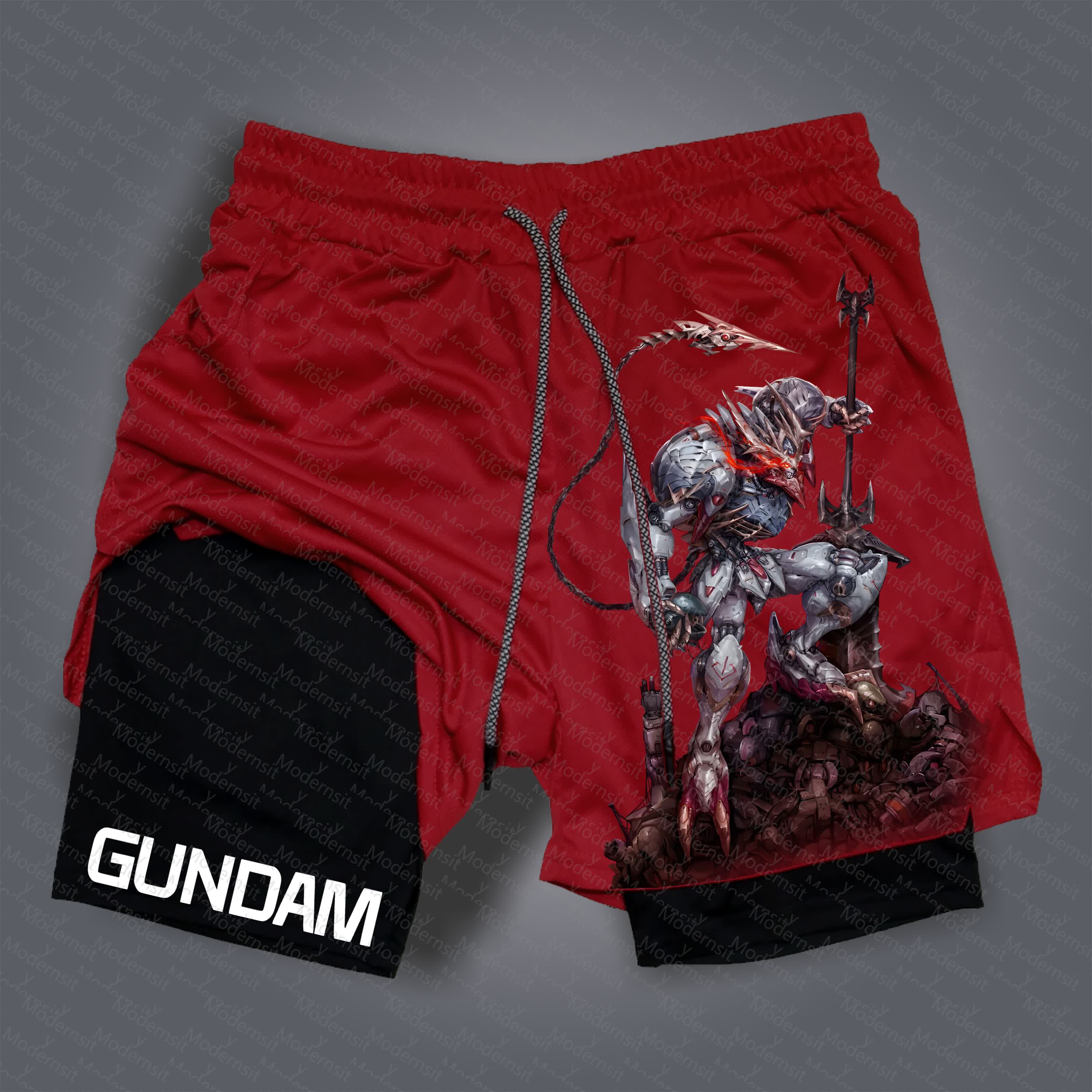 Unisex  “Gundam Series” Casual Anime Streetwear Shorts