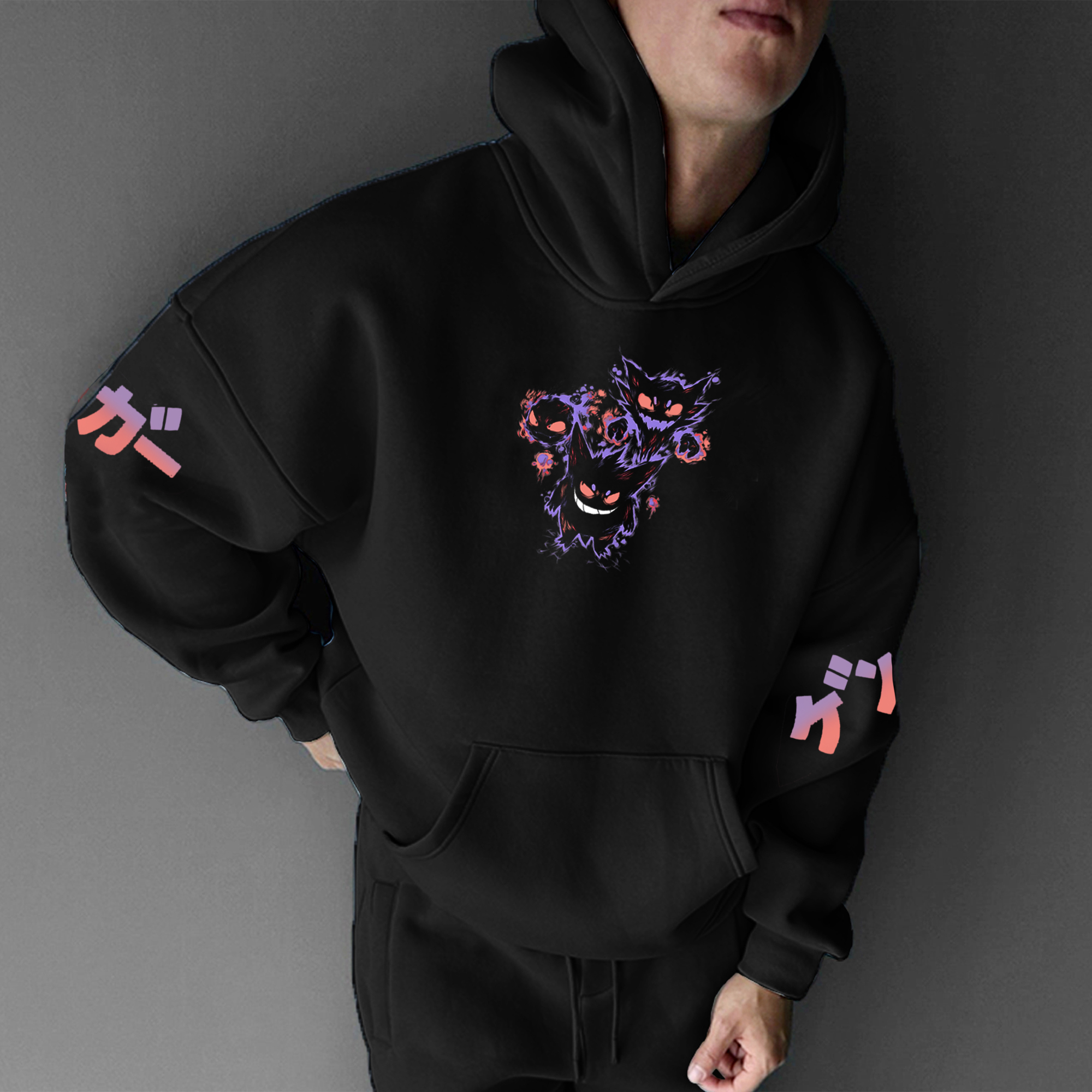 Unisex Anime Graphic Streetwear Vintage Hoodie