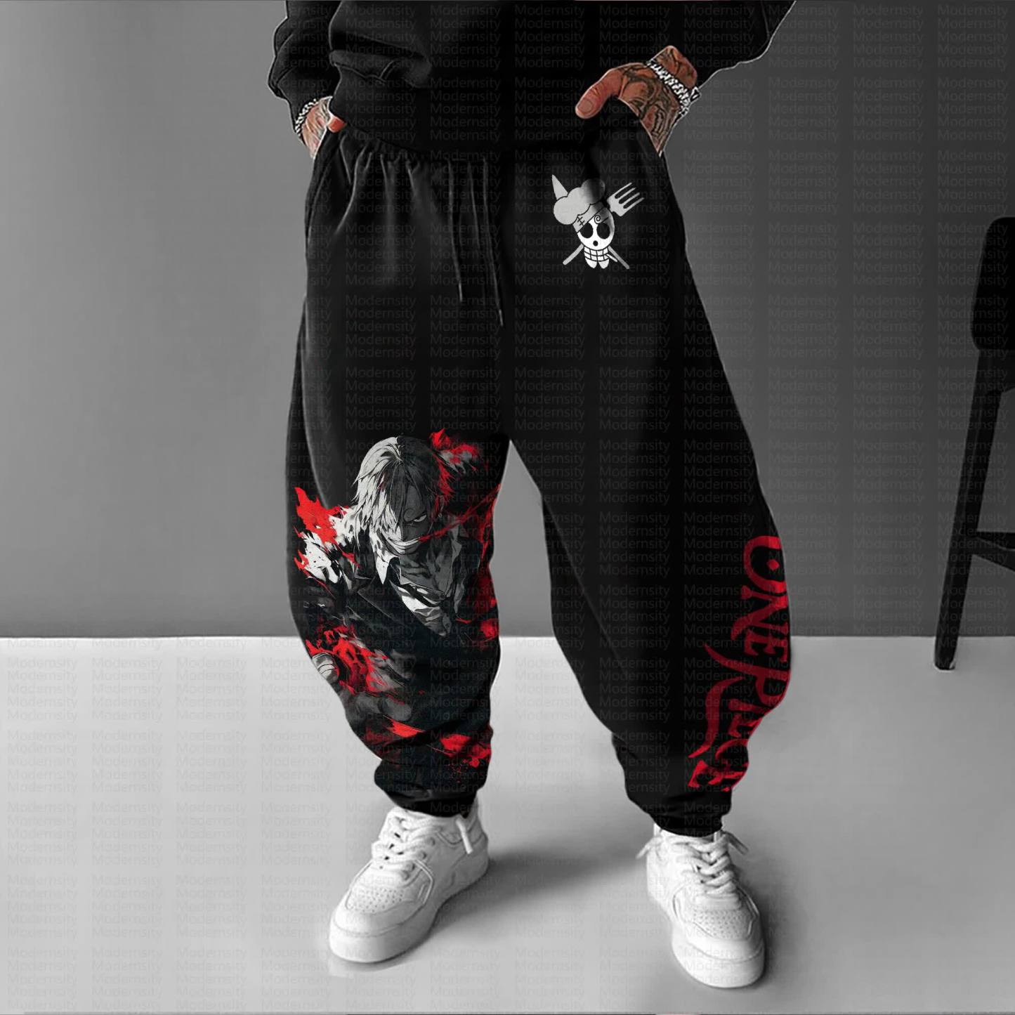 Unisex “One Piece”Anime Printed Gift Oversized Harem Pants