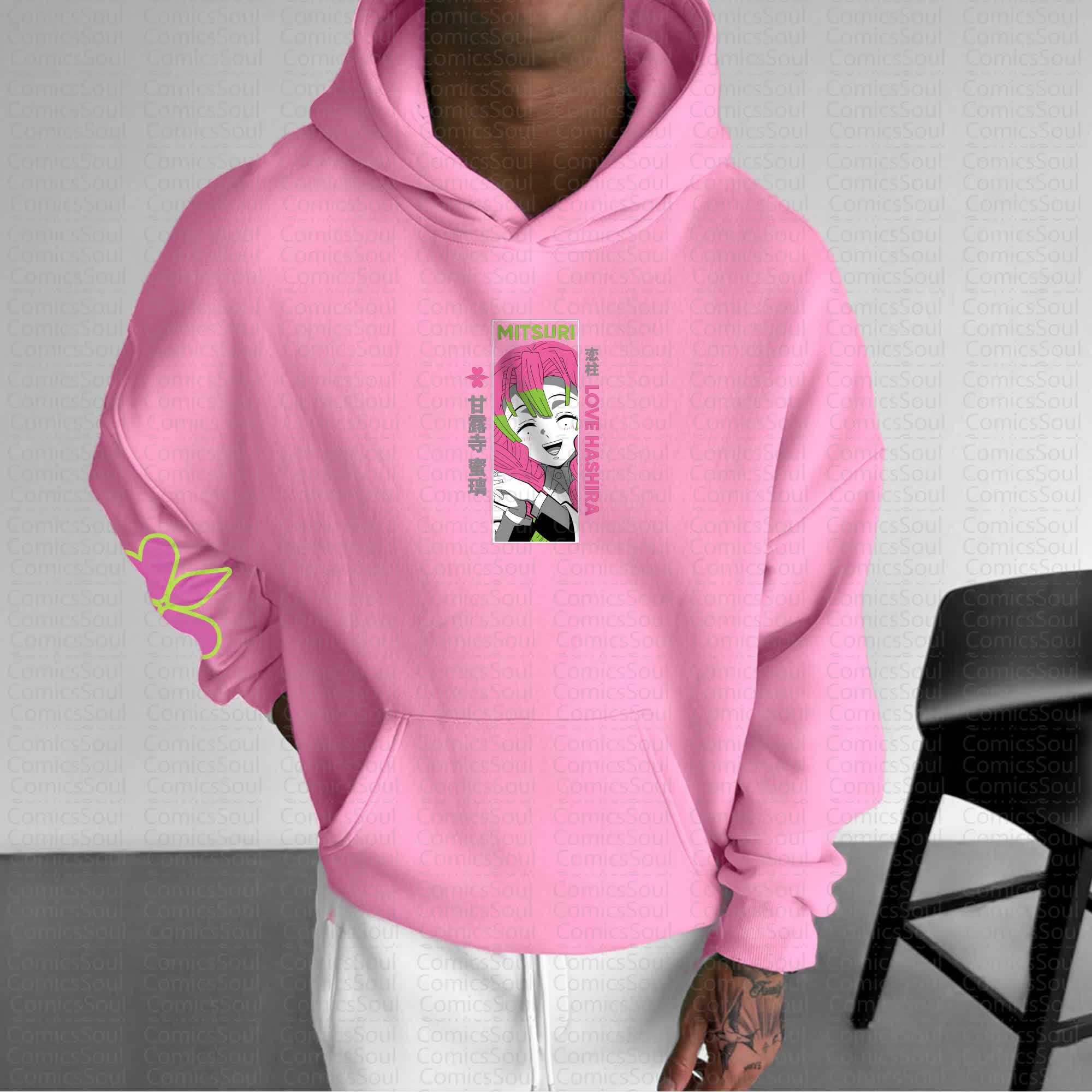 Unisex Anime Graphic Streetwear Vintage Hoodie丨Demon Slayer