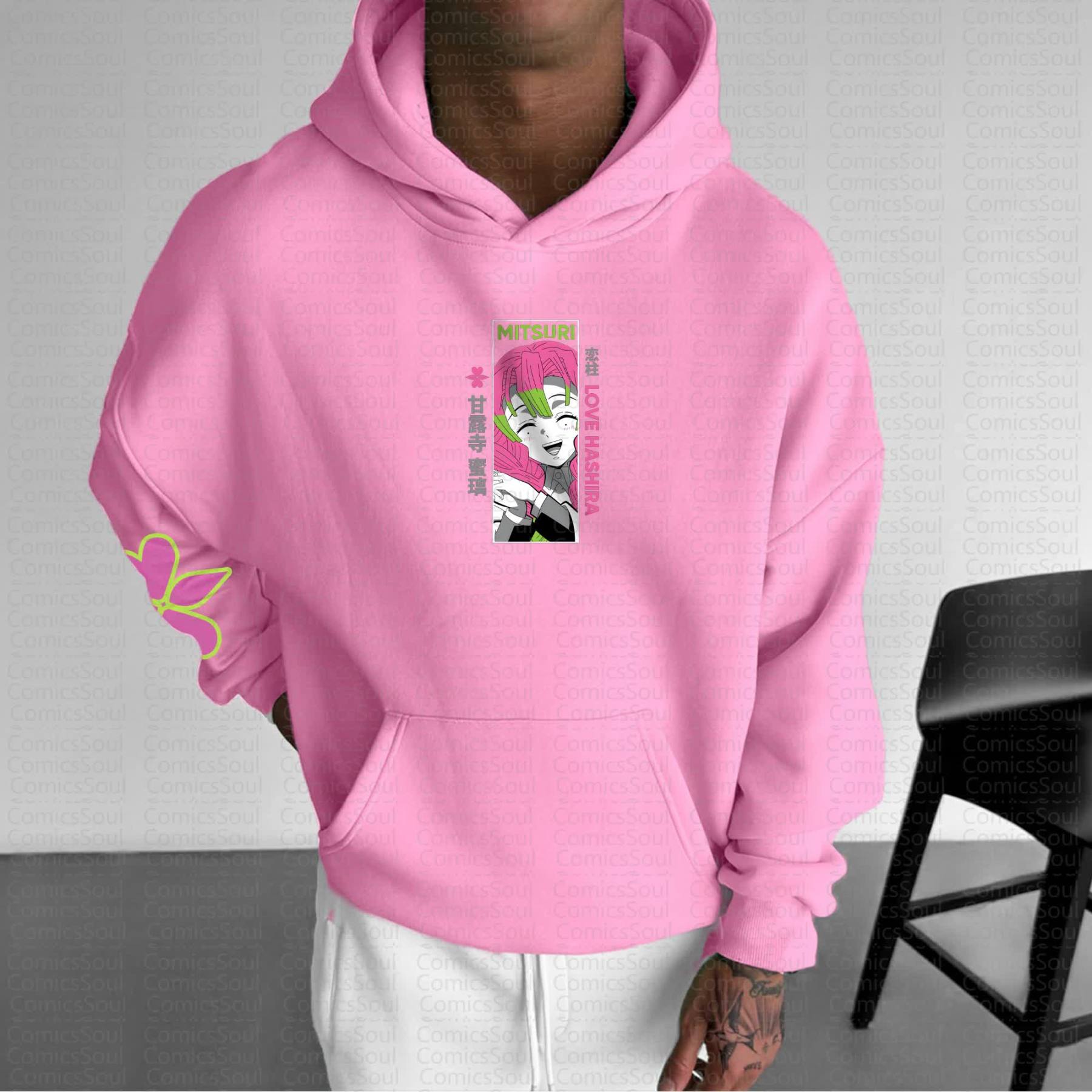 Unisex Anime Graphic Streetwear Vintage Hoodie丨Demon Slayer