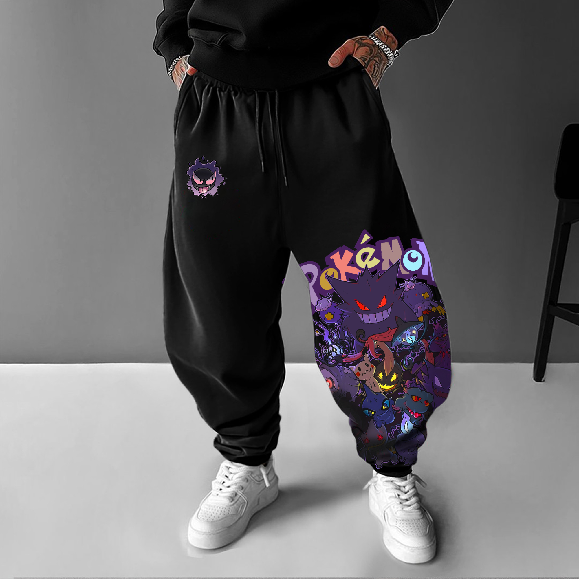 Unisex Casual Anime Streetwear Pants