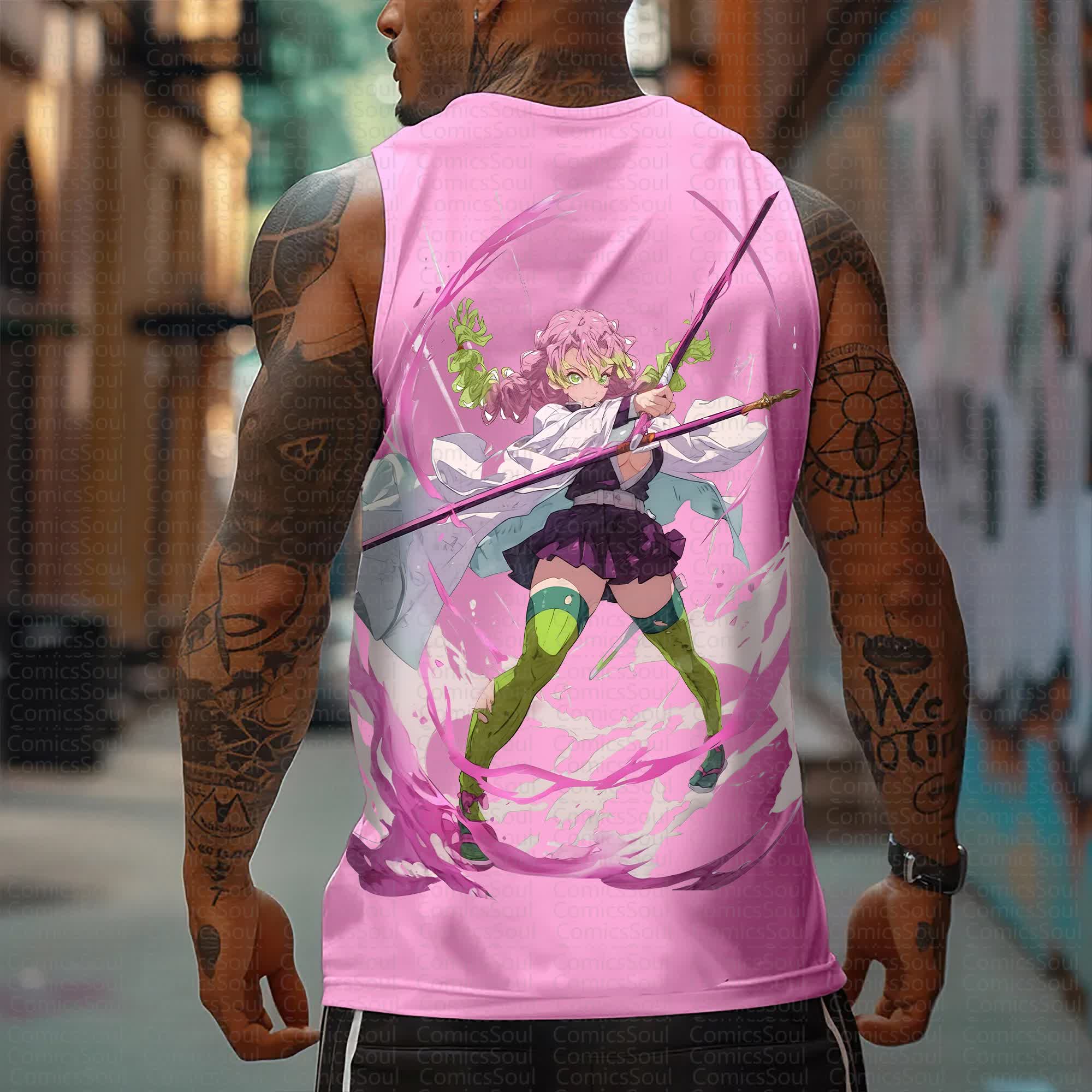Unisex  “Demon Slayer” Casual Anime  Tank Top