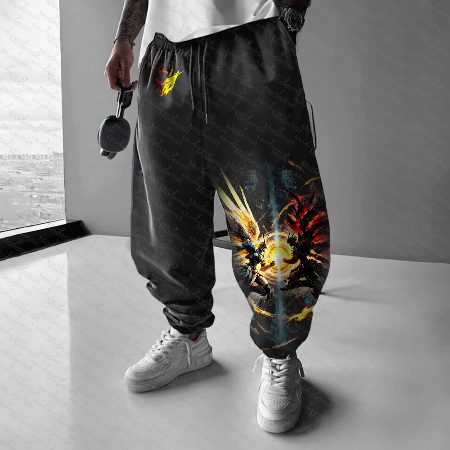Unisex  “Gundam Series” Casual Anime Streetwear Pants