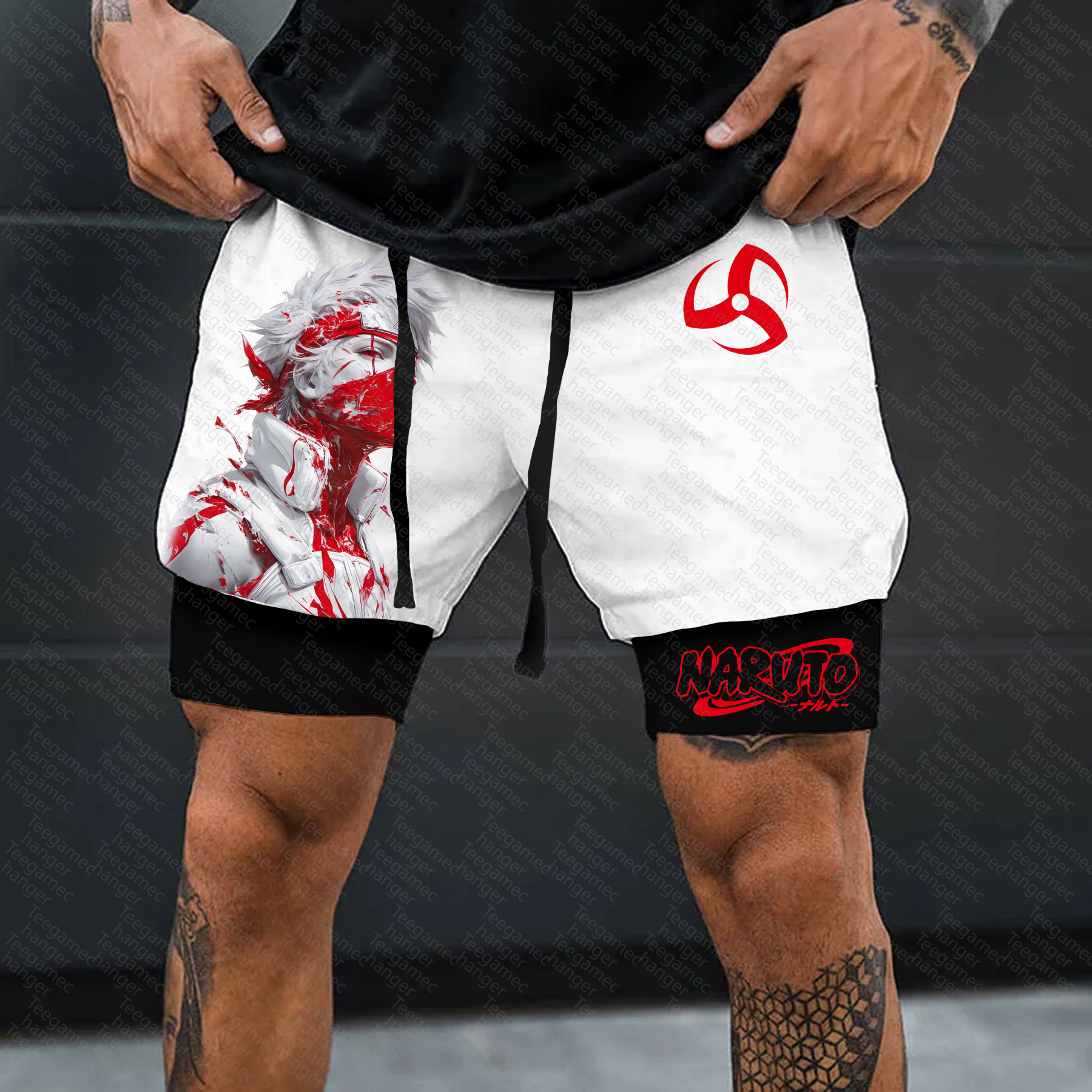 Unisex  “NARUTO” Casual Anime Streetwear Gym Shorts